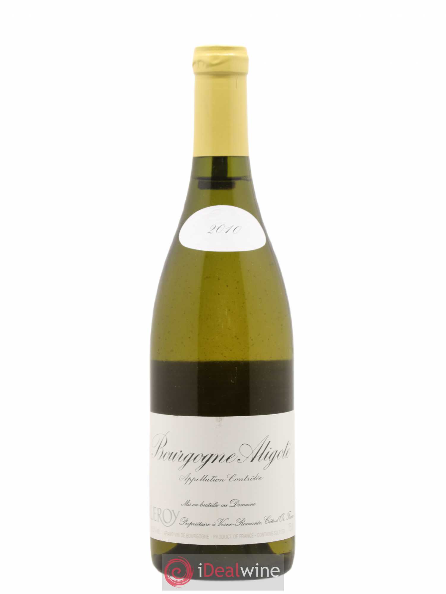 Bourgogne Aligoté Leroy (Domaine) 2010 - Lot de 1 bouteille - 0