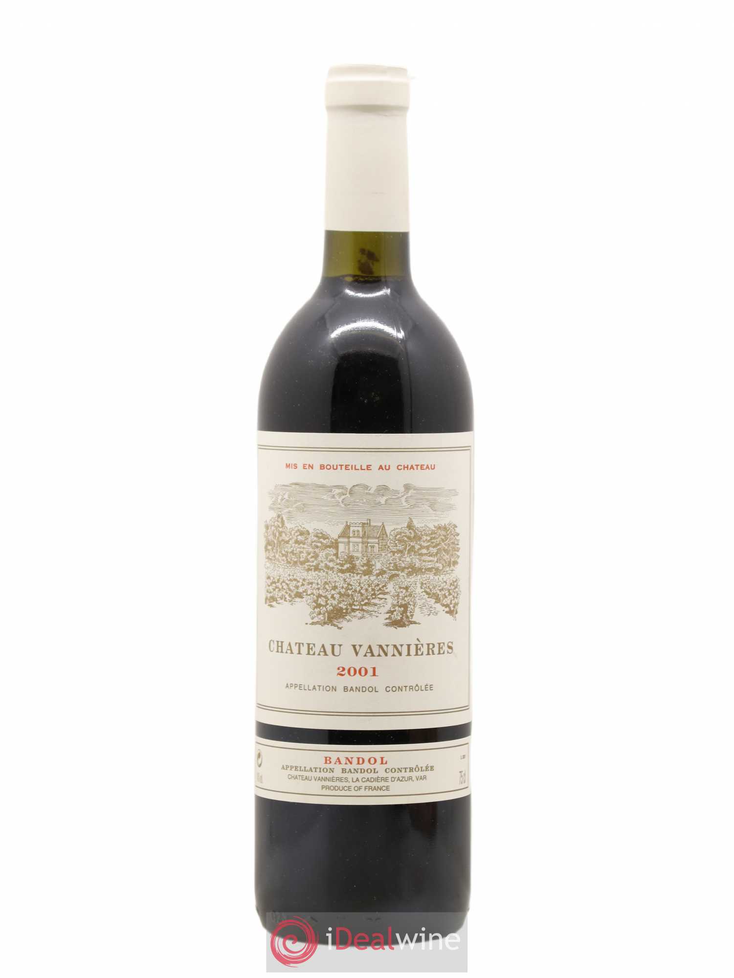 Bandol Château Vannières Éric et Charles-Éric Boisseaux 2001 - Lot de 1 bouteille - 0
