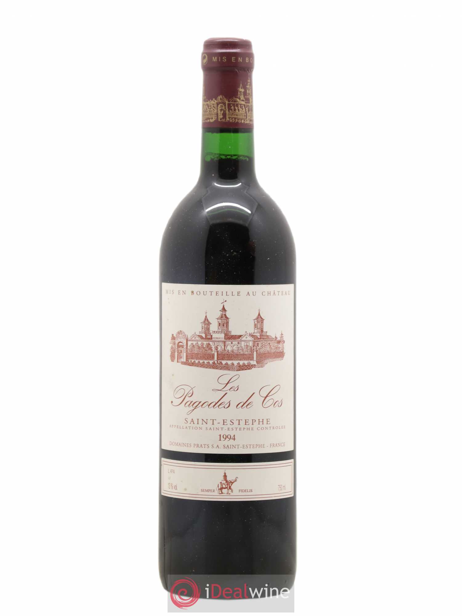 Les Pagodes de Cos Second Vin 1994 - Posten von 1 Flasche - 0