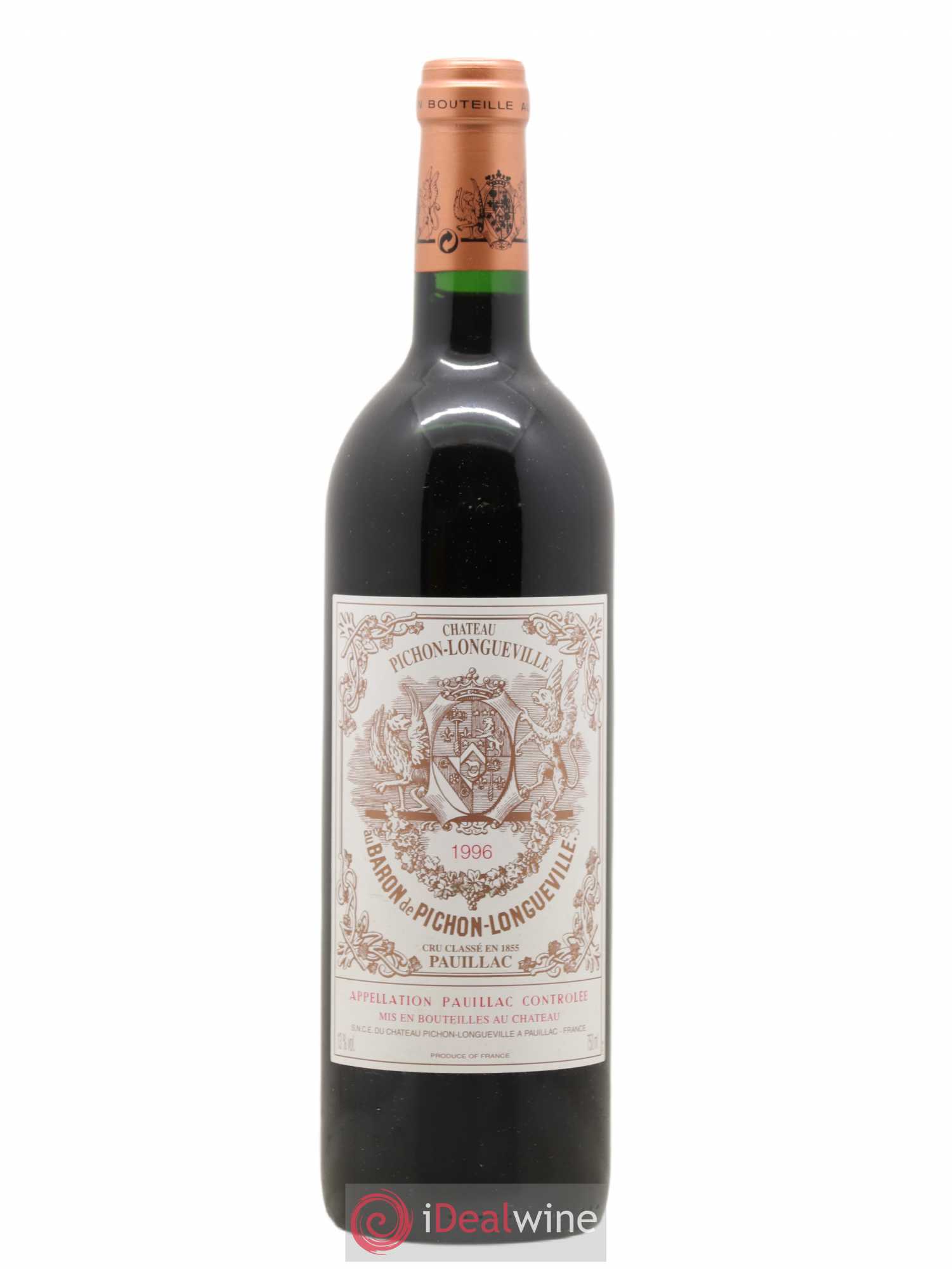 Pichon Longueville Baron 2ème Grand Cru Classé 1996 - Lot de 1 bouteille - 0