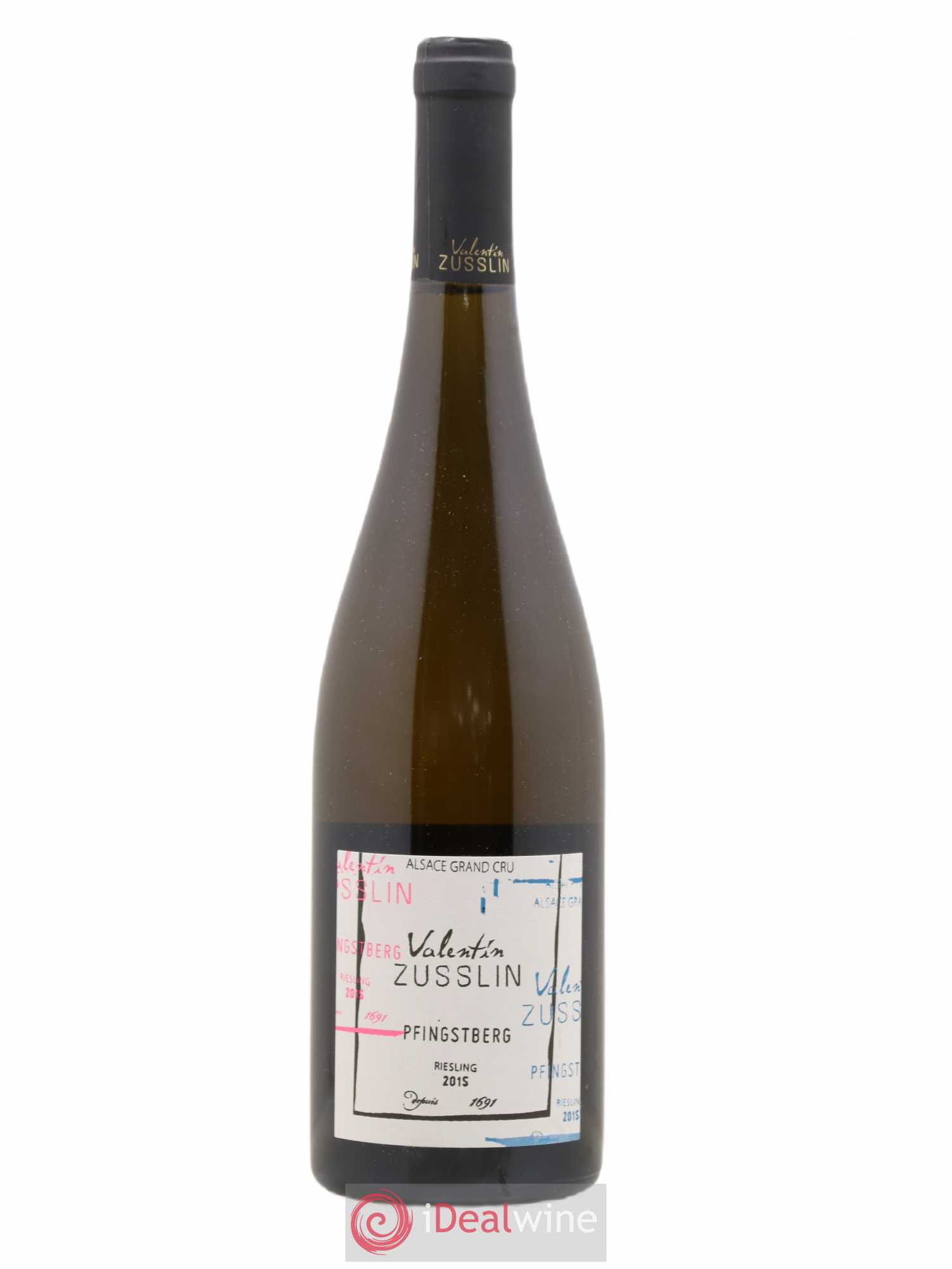 Alsace Riesling Vendanges Tardives Cuvée Hommage JMZ Grand Cru Pfingstberg Valentin Zusslin (Domaine) 2015 - Lotto di 1 bottiglia - 0