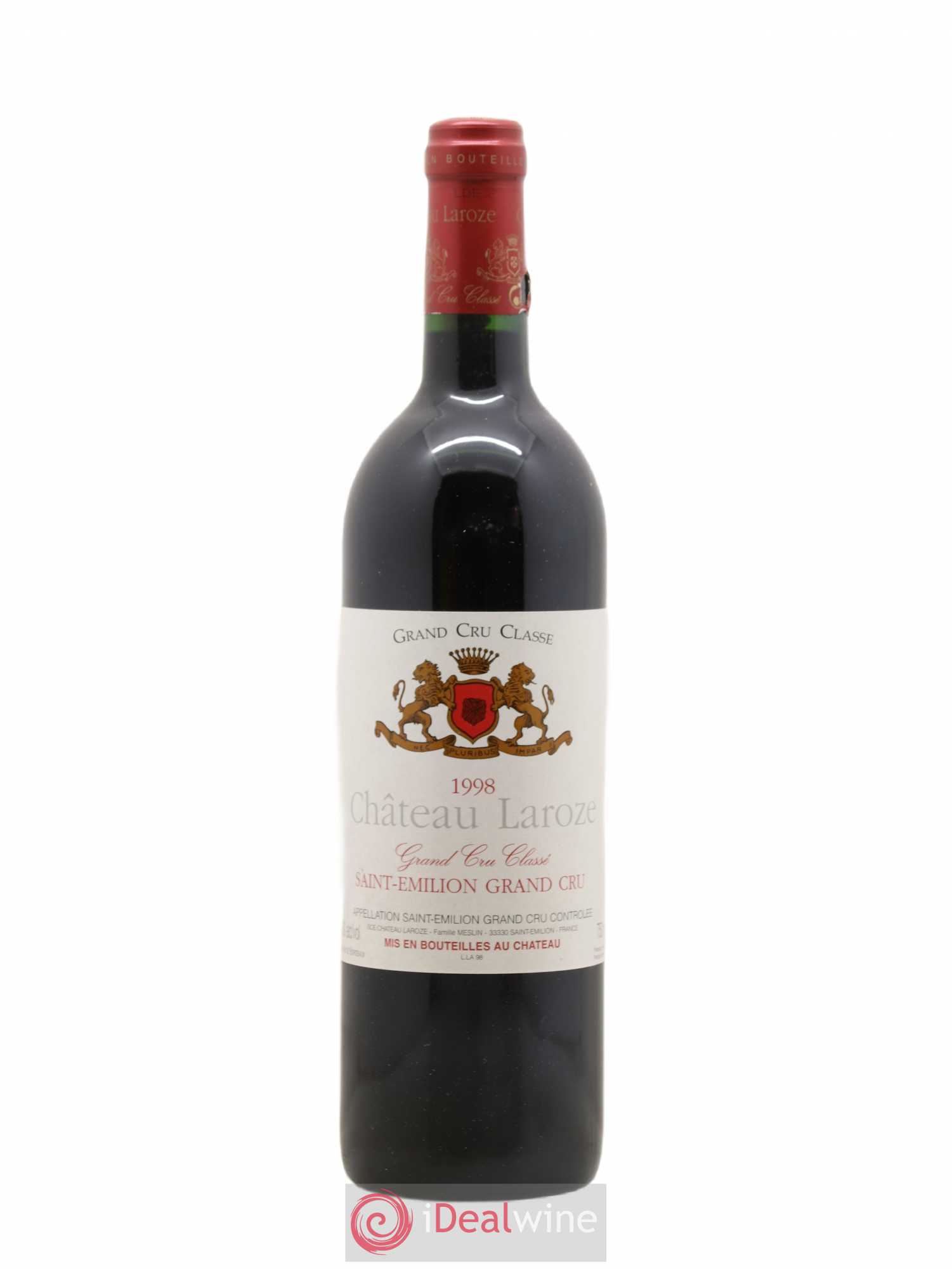 Château Laroze Grand Cru Classé 1998 - Lot de 1 bouteille - 0
