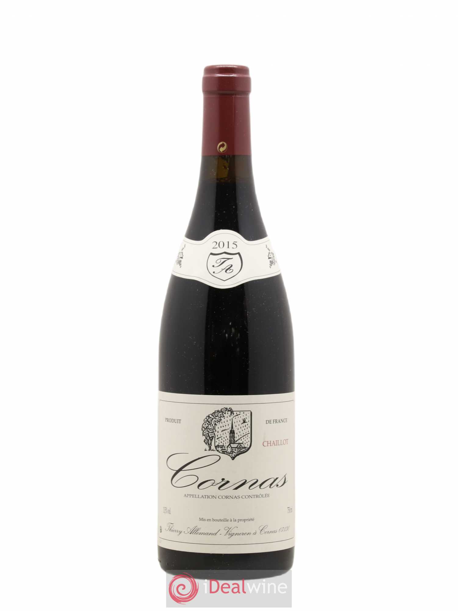 Cornas Chaillot Thierry Allemand 2015 - Lot de 1 bouteille - 0