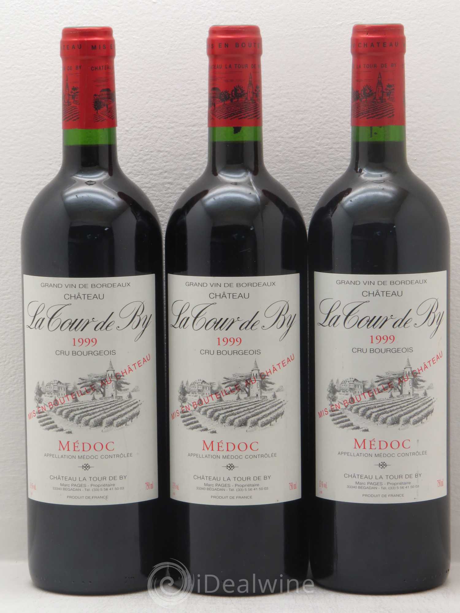 Château La Tour de By Cru Bourgeois (sans prix de reserve) 1999 - Lot de 6 bouteilles - 2