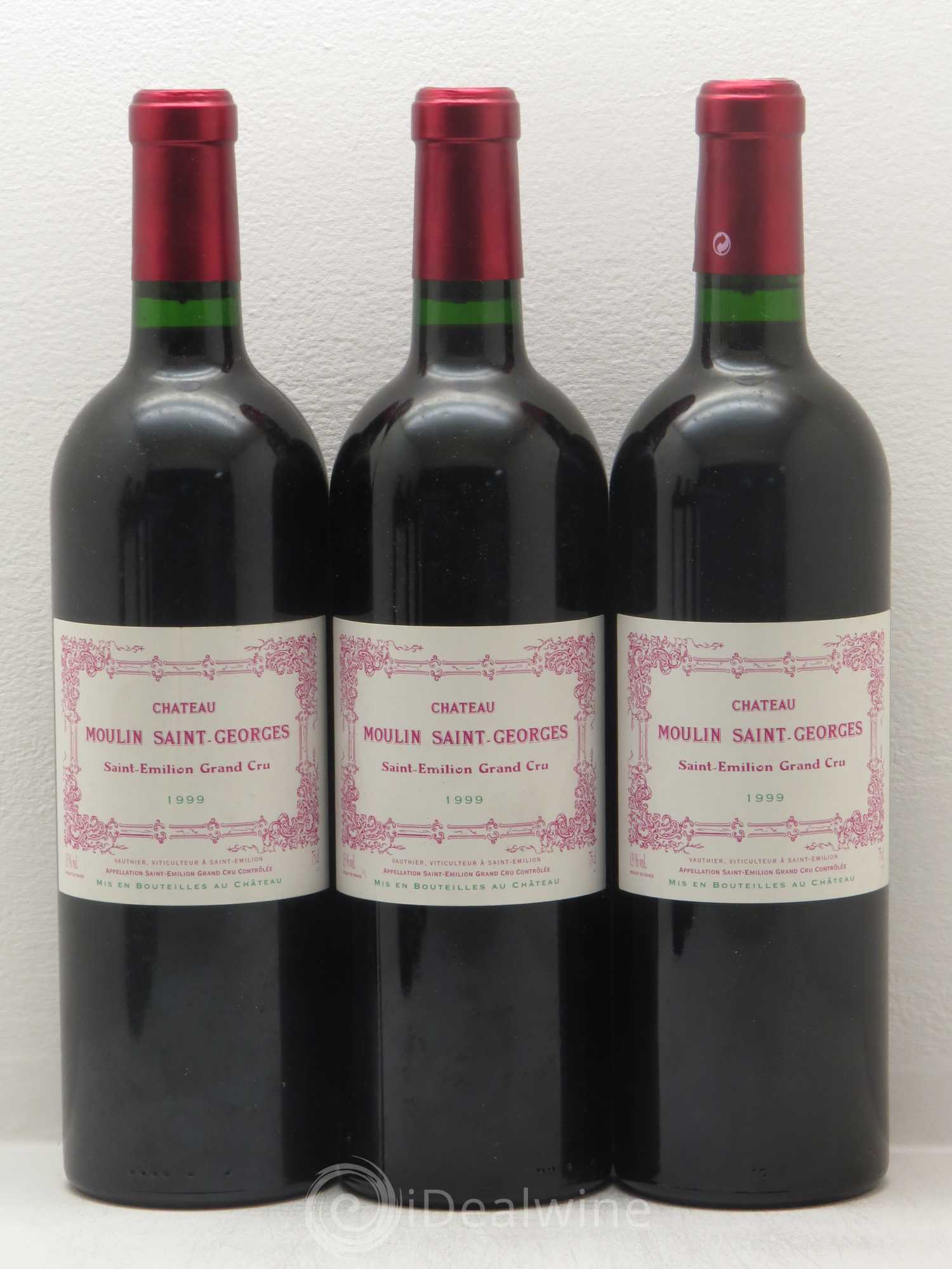 Château Moulin Saint Georges 1999 - Lot de 6 bouteilles - 1