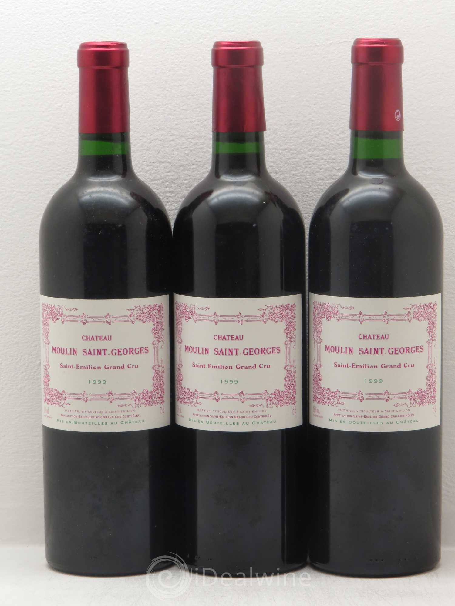 Château Moulin Saint Georges 1999 - Lot de 6 bouteilles - 2