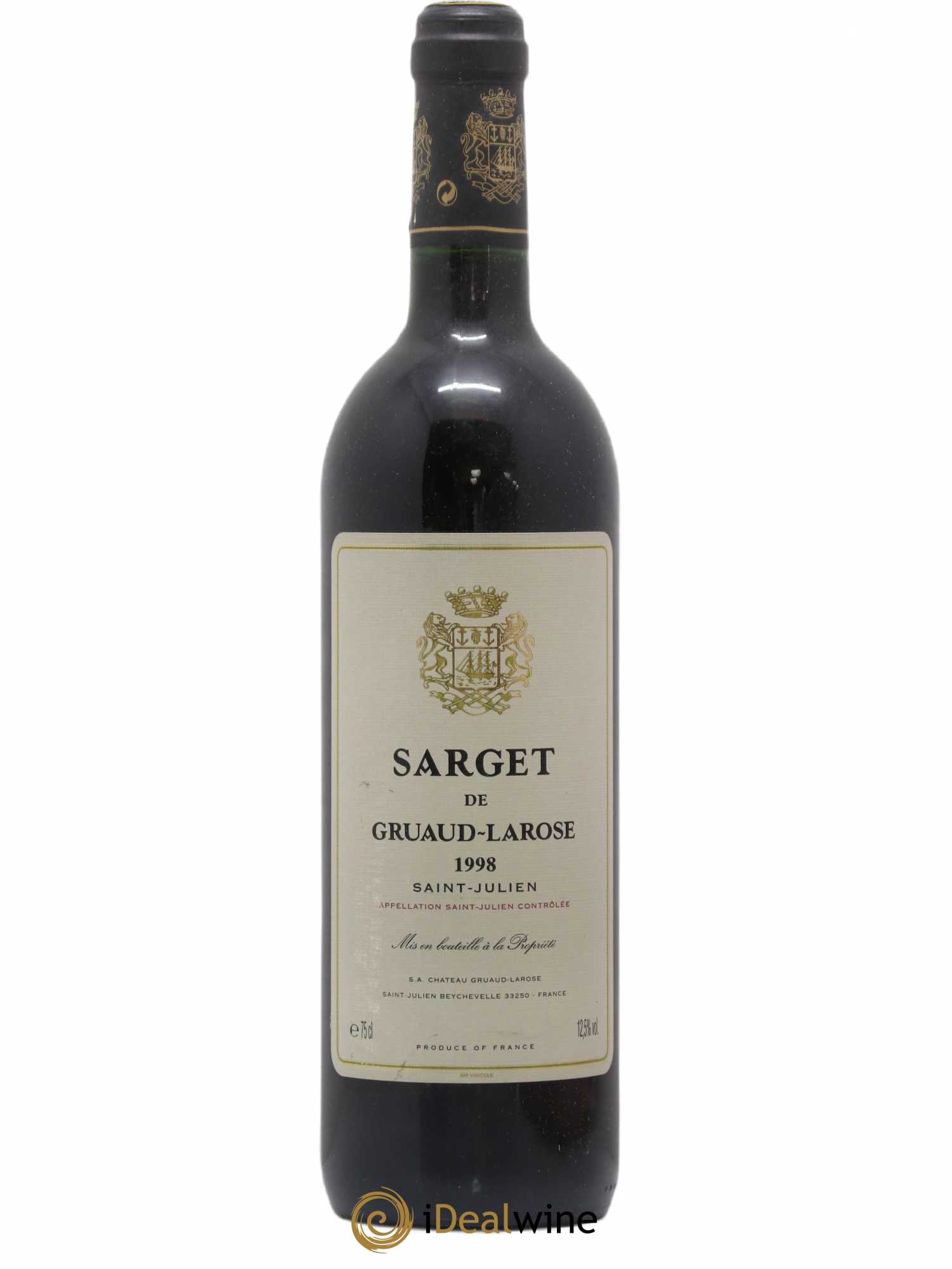 Sarget de Gruaud Larose Second Vin 1998 - Lot de 1 bouteille - 0