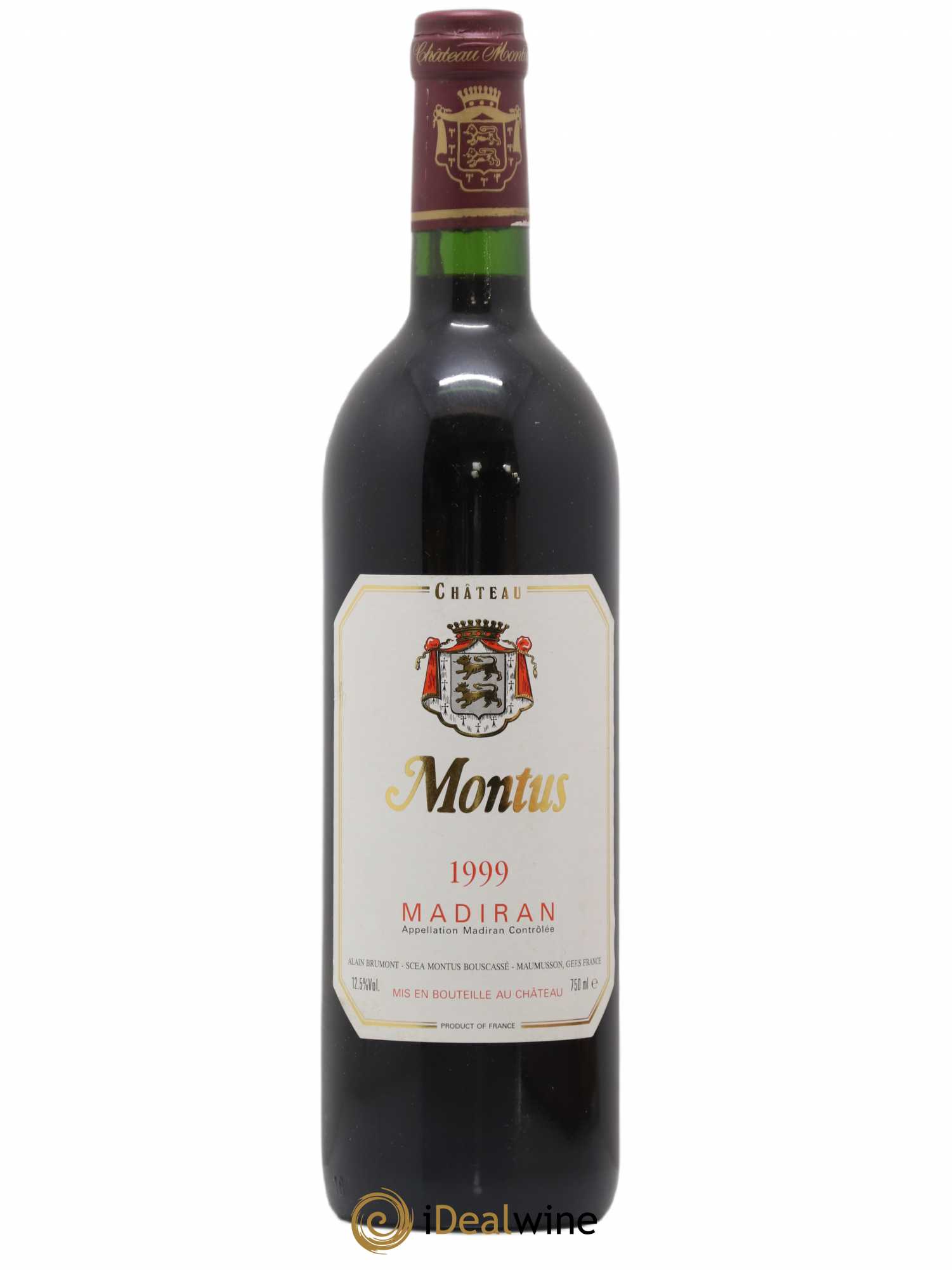 Madiran Château Montus Alain Brumont 1999 - Lot de 1 bouteille - 0