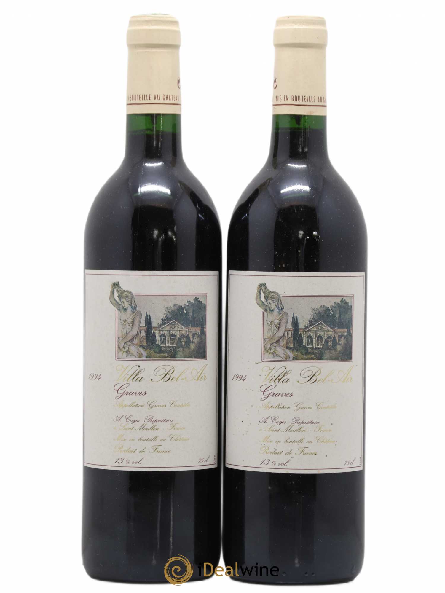 Graves Villa Bel Air (sans prix de réserve) 1994 - Posten von 2 Flaschen - 0