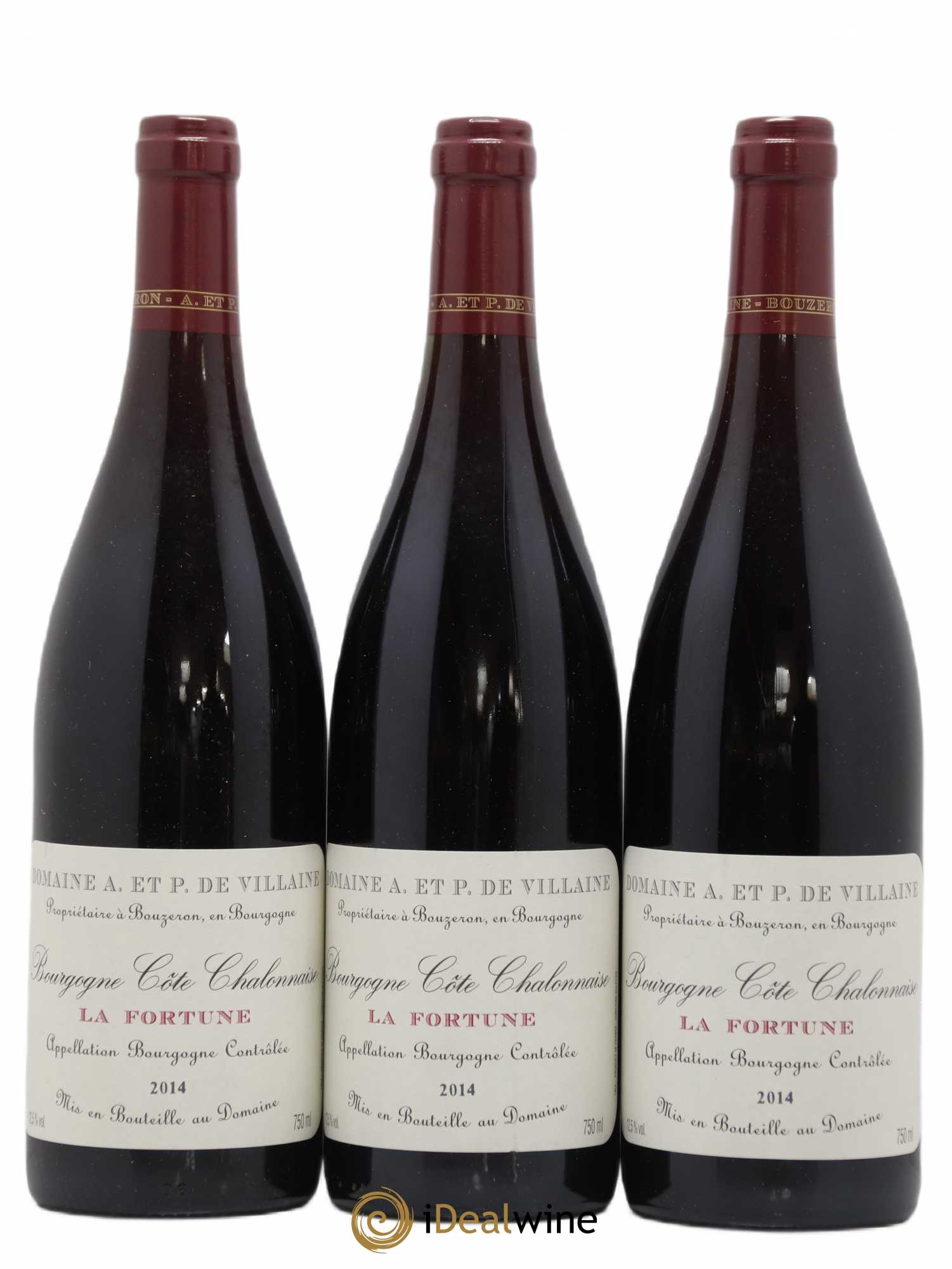 Bourgogne La Fortune Domaine de Villaine Côte Chalonnaise 2014 - Lot de 3 bouteilles - 0