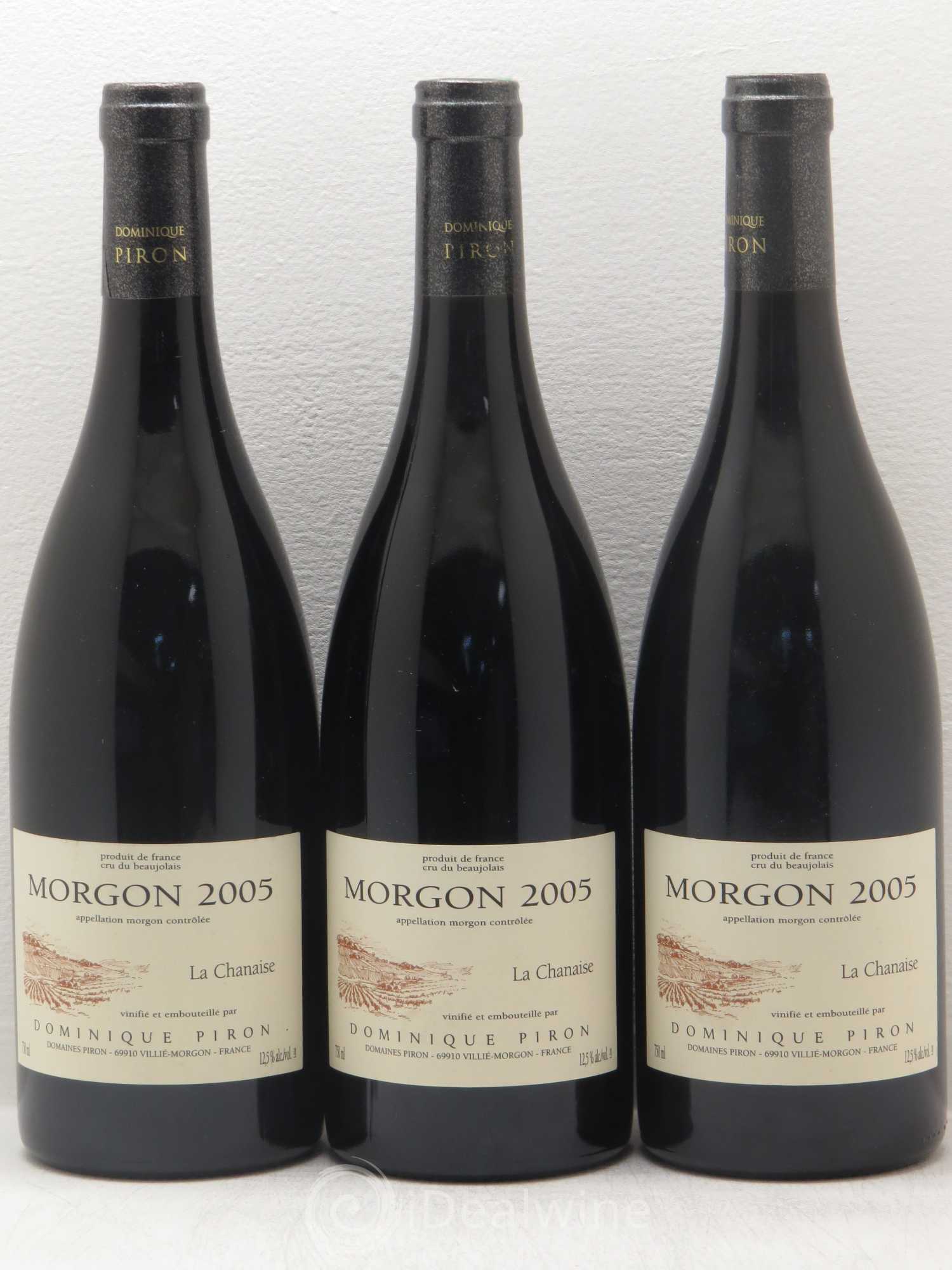 Morgon La Chanaise Dominique Piron (Domaine) 2005 - Lotto di 3 bottiglie - 0