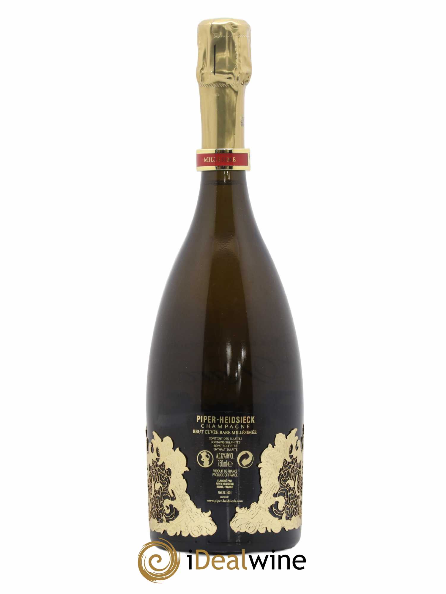 Rare Piper Heidsieck 2002 - Lot de 1 bouteille - 1