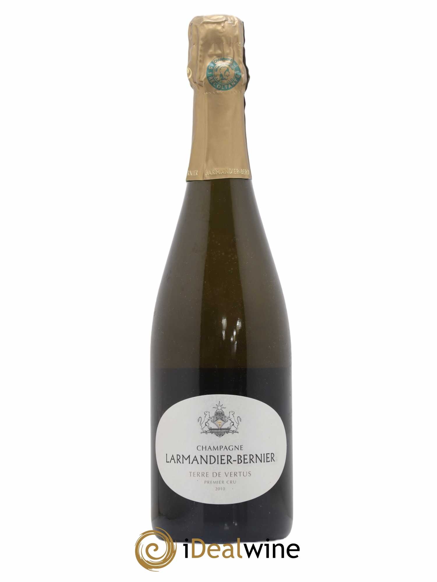 Terre de Vertus 1er Cru Non dosé Larmandier-Bernier 2010 - Lot de 1 bouteille - 0