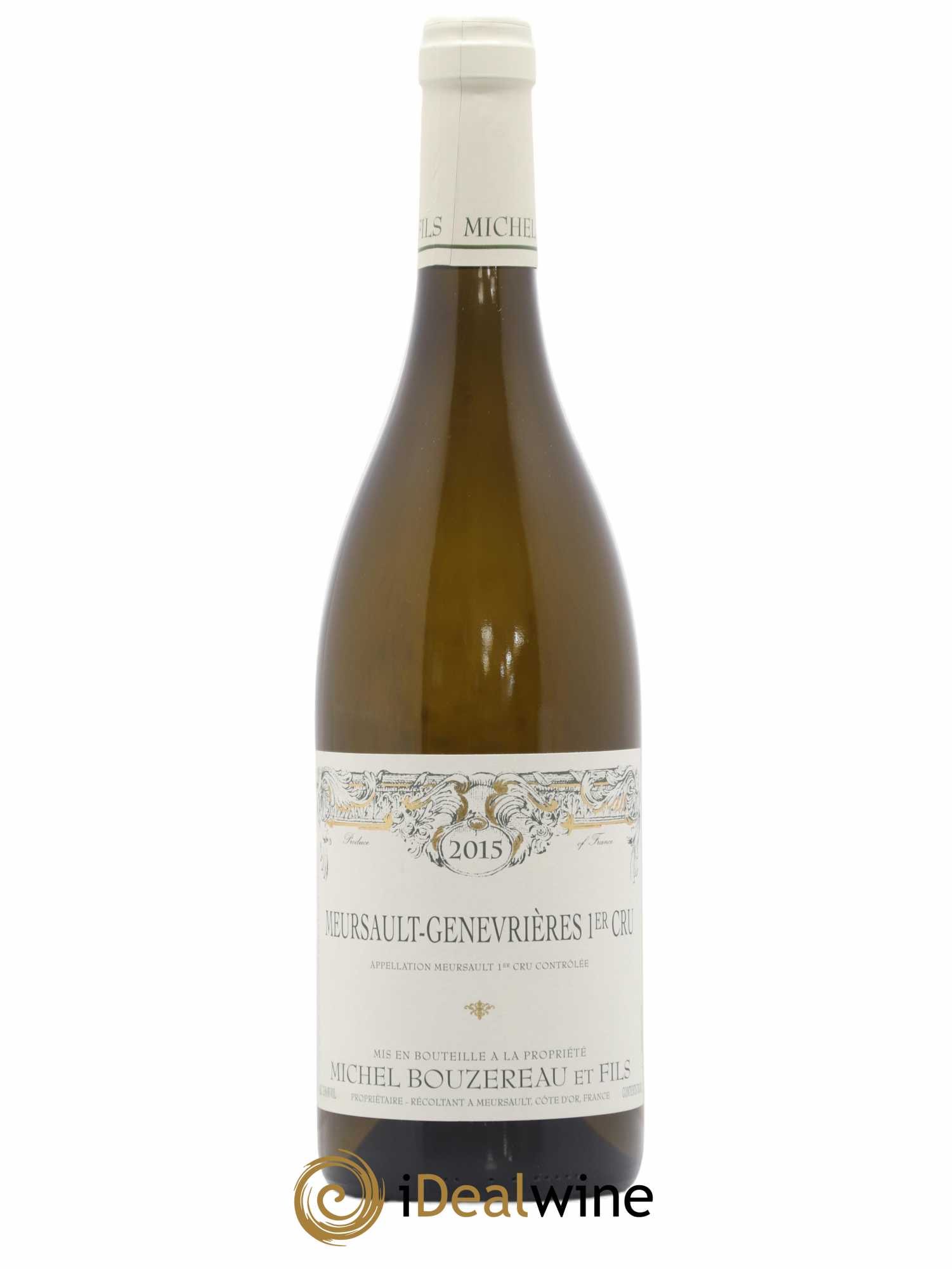 Meursault 1er Cru Les Genevrières Michel Bouzereau et Fils (Domaine) 2015 - Lot de 1 bouteille - 0