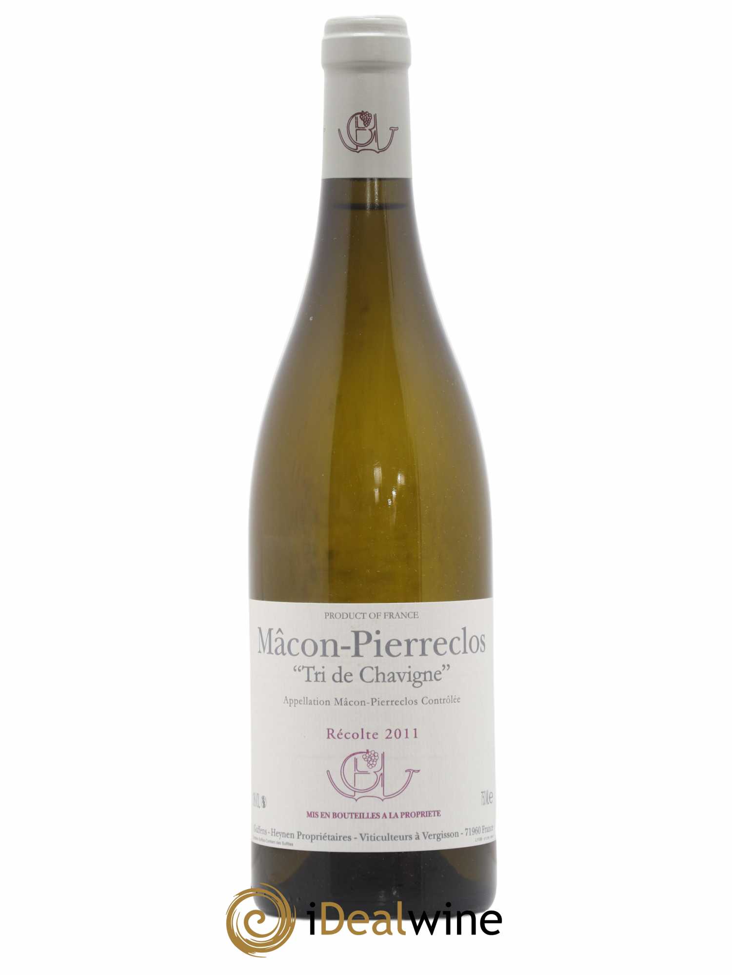 Mâcon-Pierreclos Tri de Chavigne Guffens-Heynen 2011 - Lot de 1 bouteille - 0