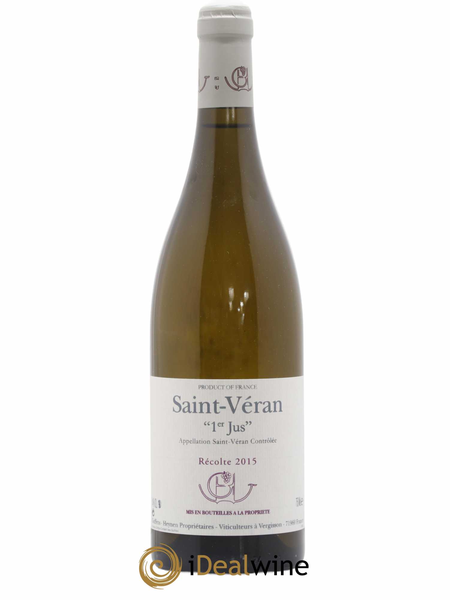 Saint-Véran 1er Jus Guffens-Heynen 2015 - Lot de 1 bouteille - 0