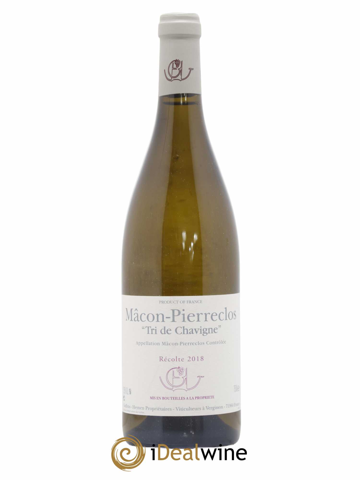 Mâcon-Pierreclos Tri de Chavigne Guffens-Heynen 2018 - Lot de 1 bouteille - 0