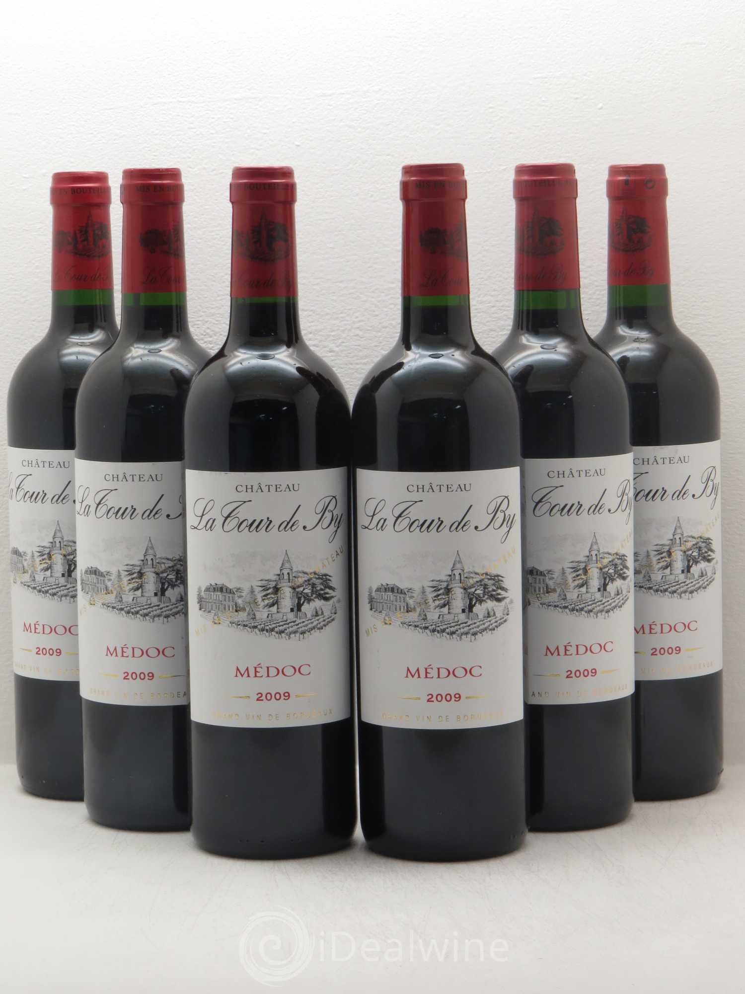 Château La Tour de By Cru Bourgeois 2009 - Lot de 6 bouteilles - 0