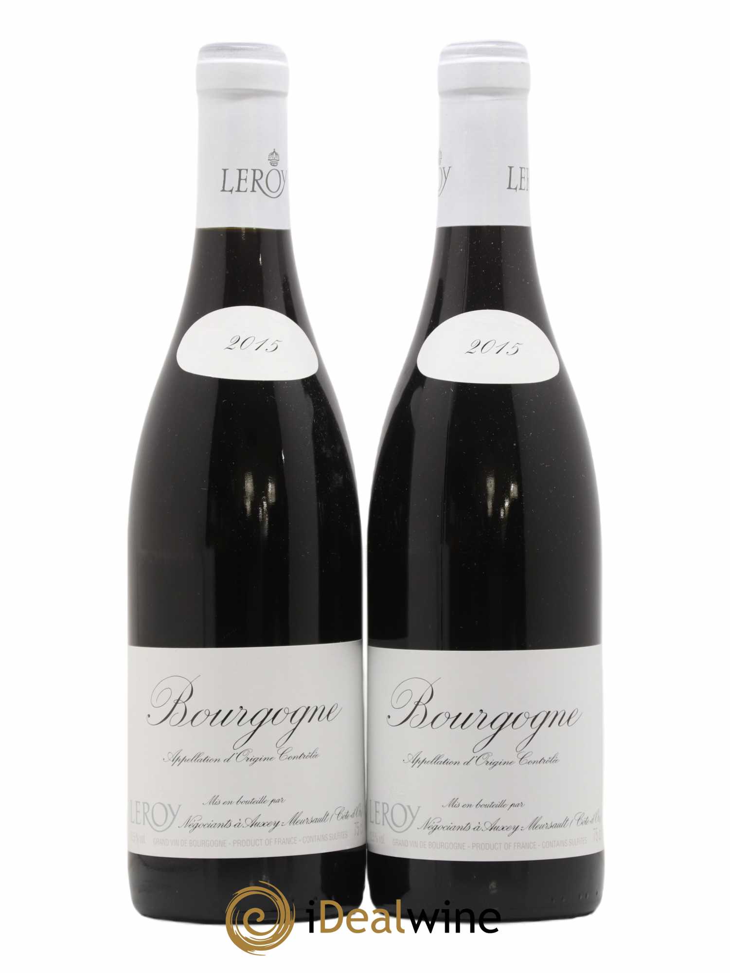 Bourgogne Leroy SA 2015 - Lot de 2 bouteilles - 0