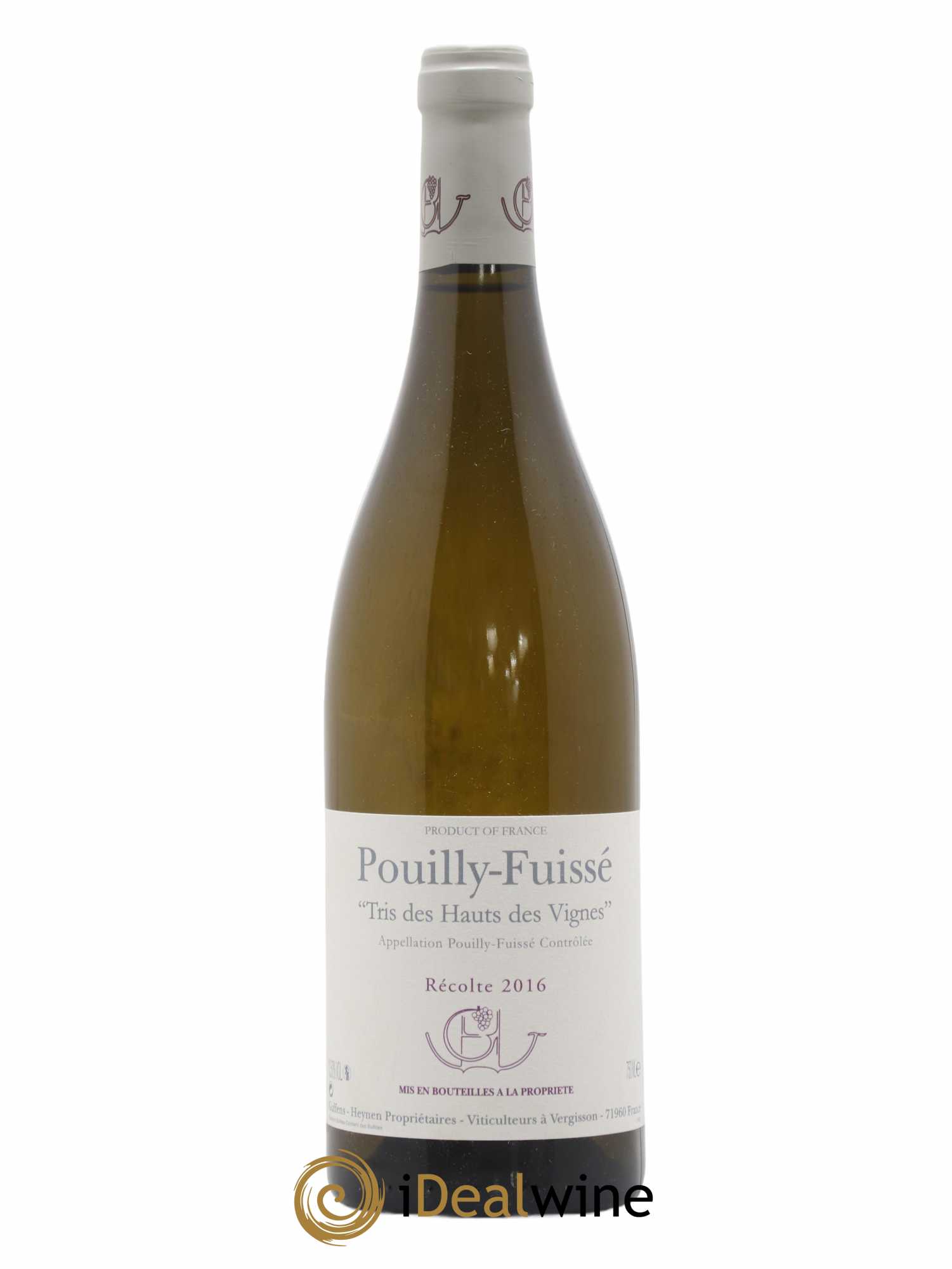 Pouilly-Fuissé Tris des Hauts des Vignes Guffens-Heynen 2016 - Lot de 1 bouteille - 0
