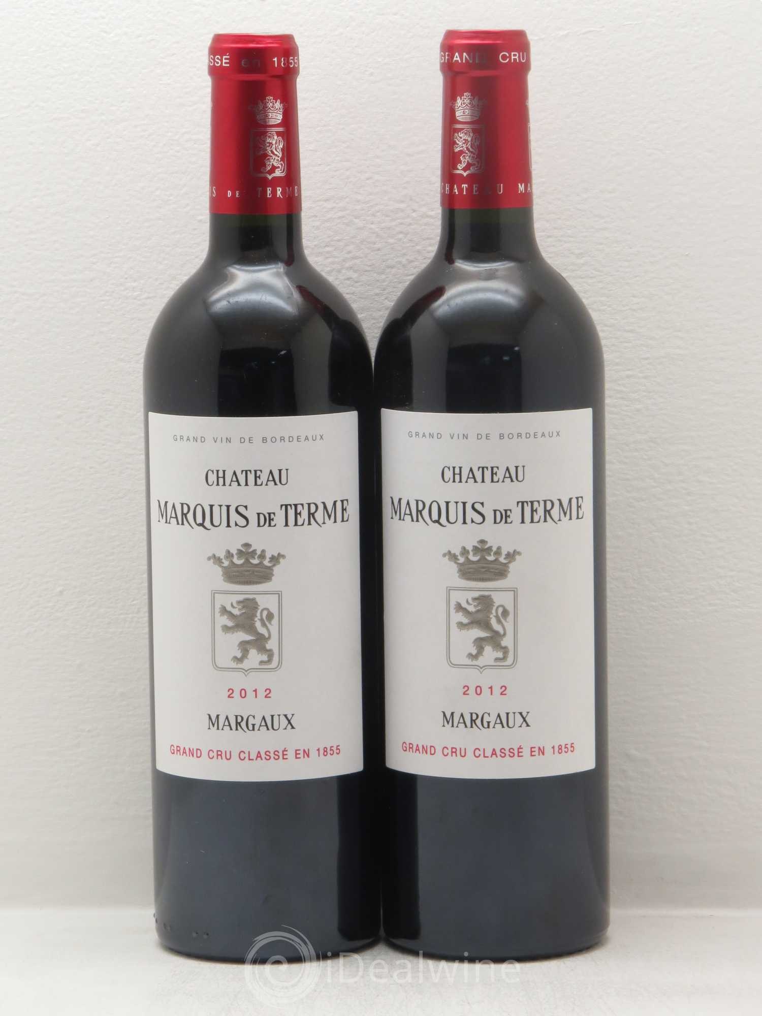 Château Marquis de Terme 4ème Grand Cru Classé 2012 - Lot de 2 bouteilles - 0