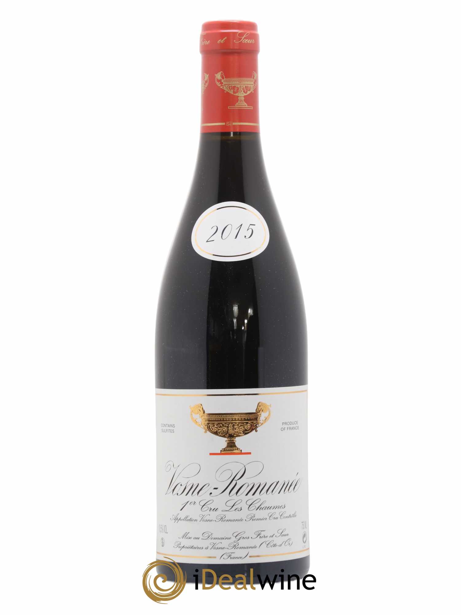Vosne-Romanée 1er Cru Les Chaumes Gros Frère & Soeur 2015 - Lot de 1 bouteille - 0