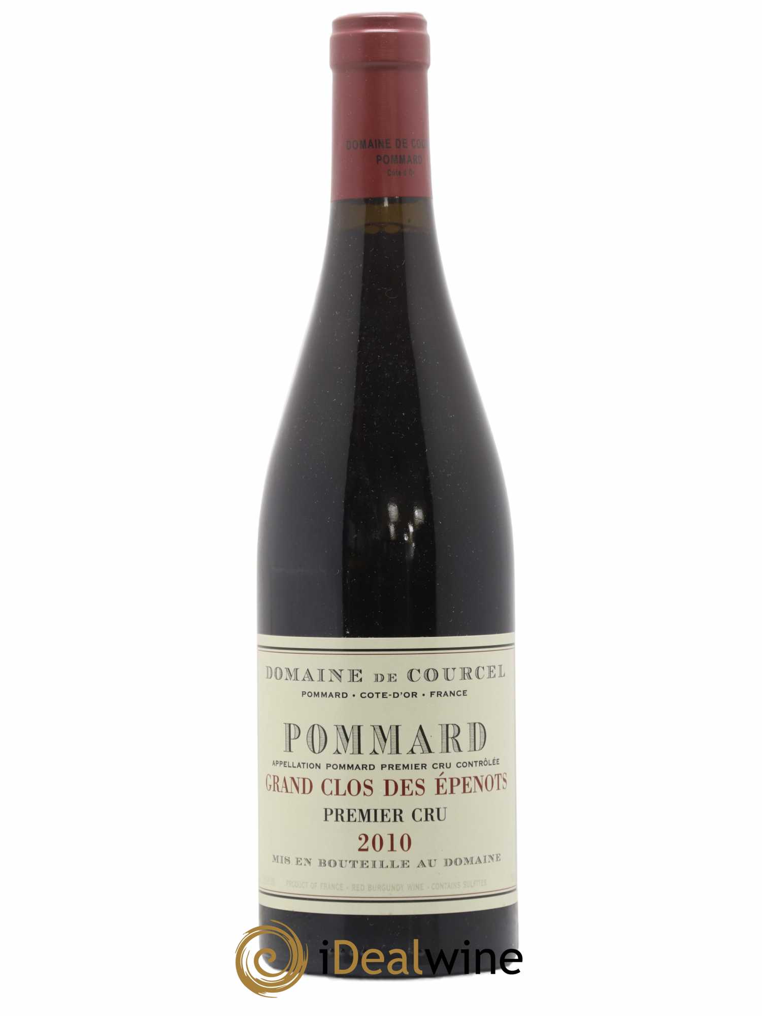 Pommard 1er Cru Grand Clos des Epenots de Courcel (Domaine) 2010 - Lot de 1 bouteille - 0