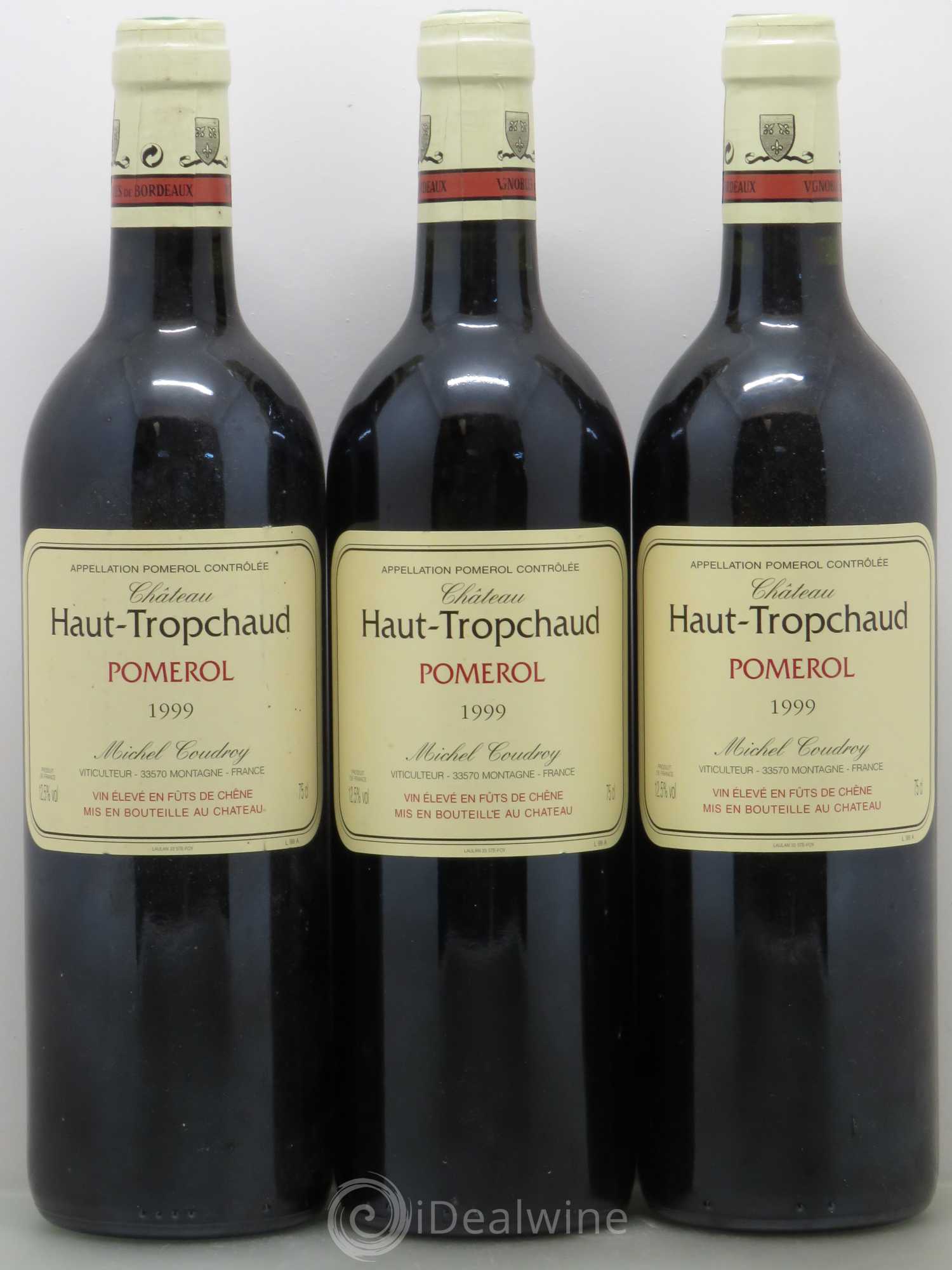 Château Haut Tropchaud 1999 - Lot de 6 bouteilles - 1