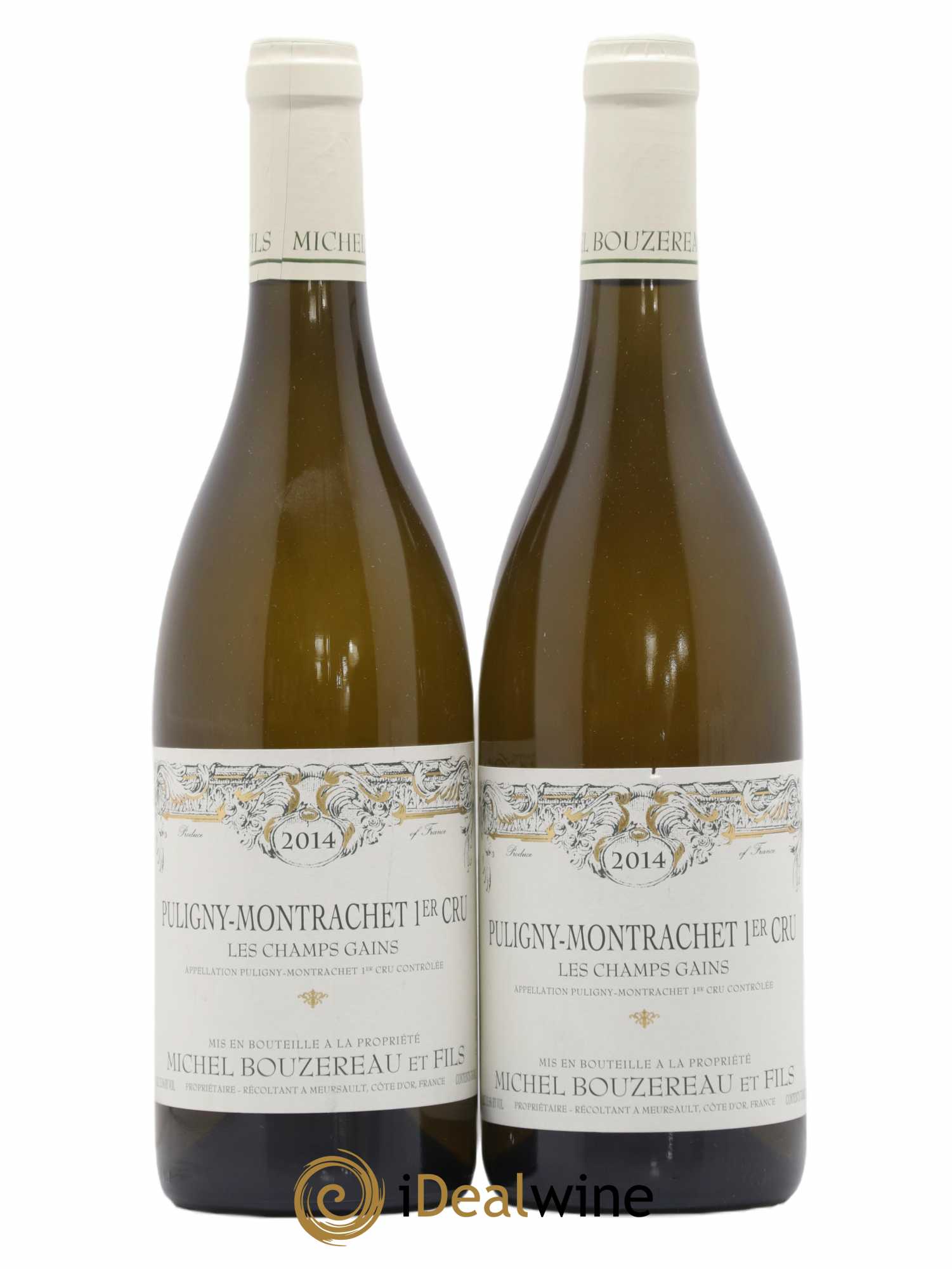 Puligny-Montrachet 1er Cru Les Champs Gains Michel Bouzereau et Fils (Domaine) 2014 - Lot de 2 bouteilles - 0