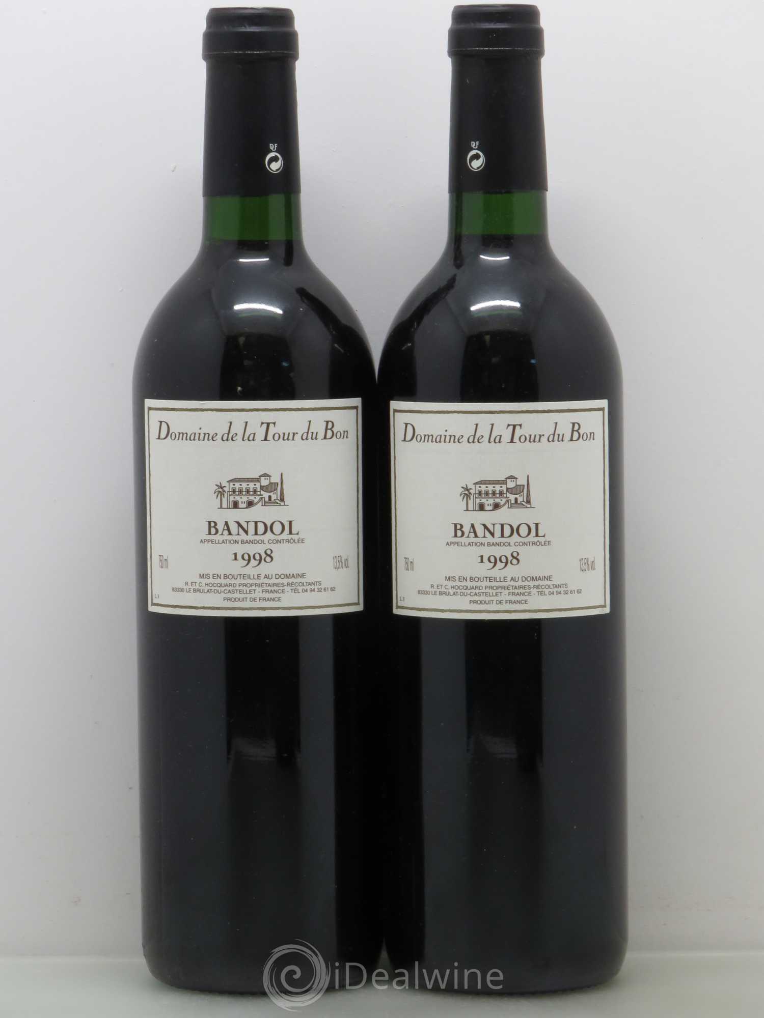 Bandol La Tour du Bon Agnès Henry 1998 - Lot de 2 bouteilles - 0