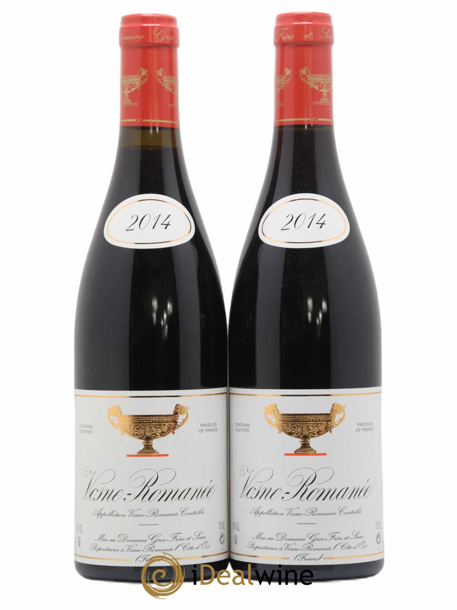Vosne-Romanée Gros Frère & Soeur 2014 - Lot de 2 bouteilles - 0