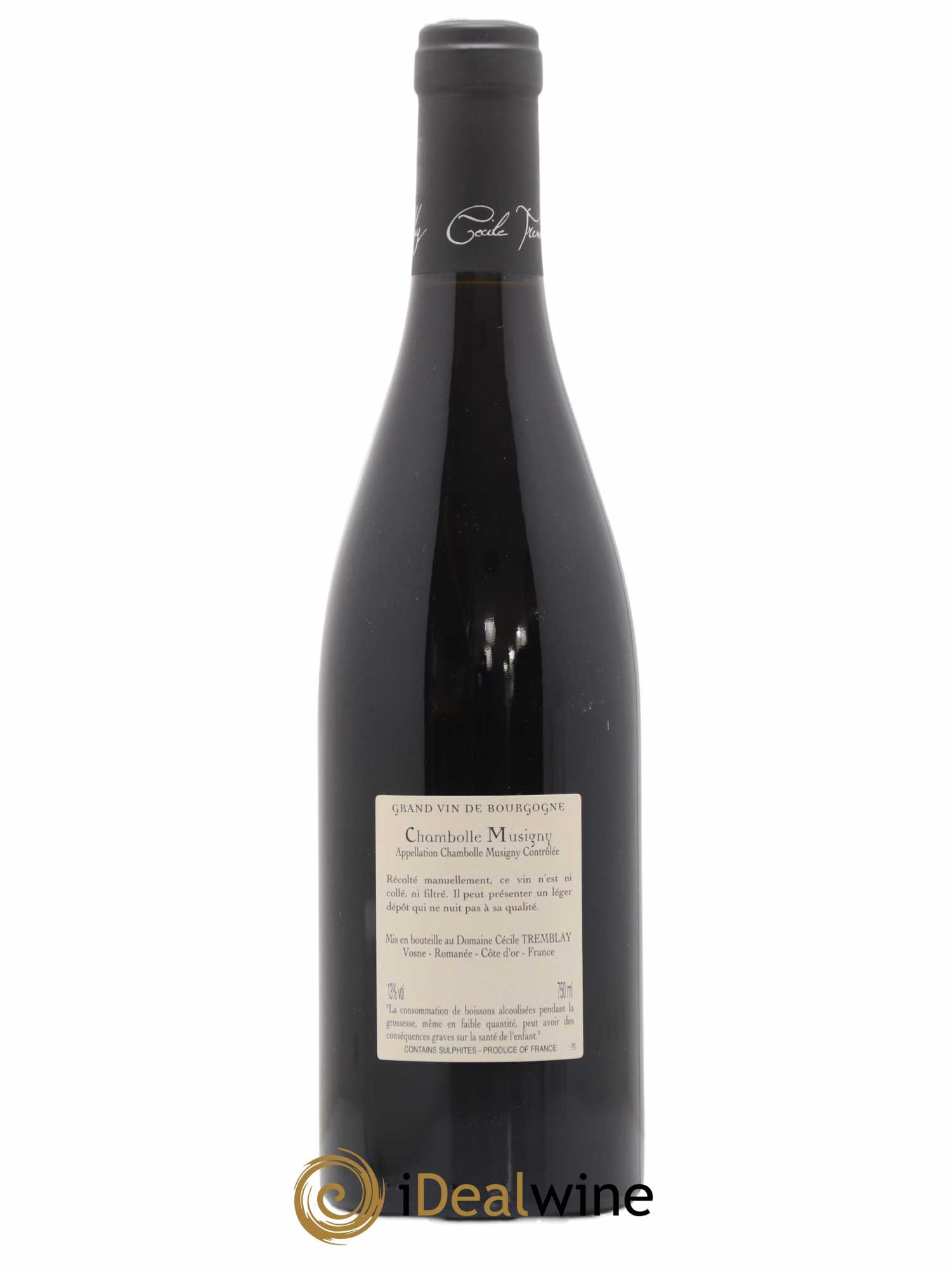 Chambolle-Musigny Les Cabottes Cécile Tremblay 2014 - Lot de 1 bouteille - 1