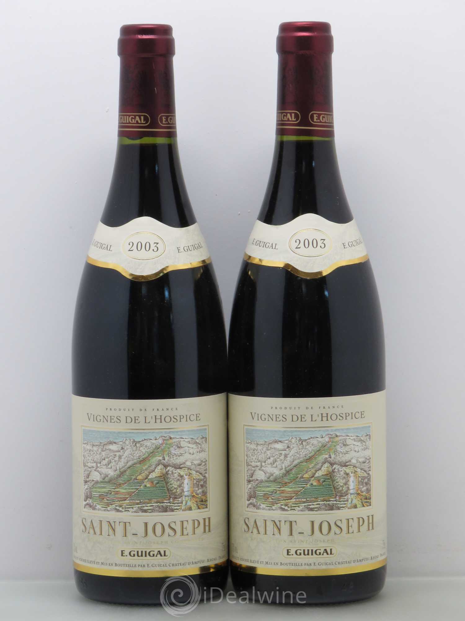 Saint-Joseph Vignes de l'Hospice Guigal 2003 - Lot de 2 bouteilles - 0