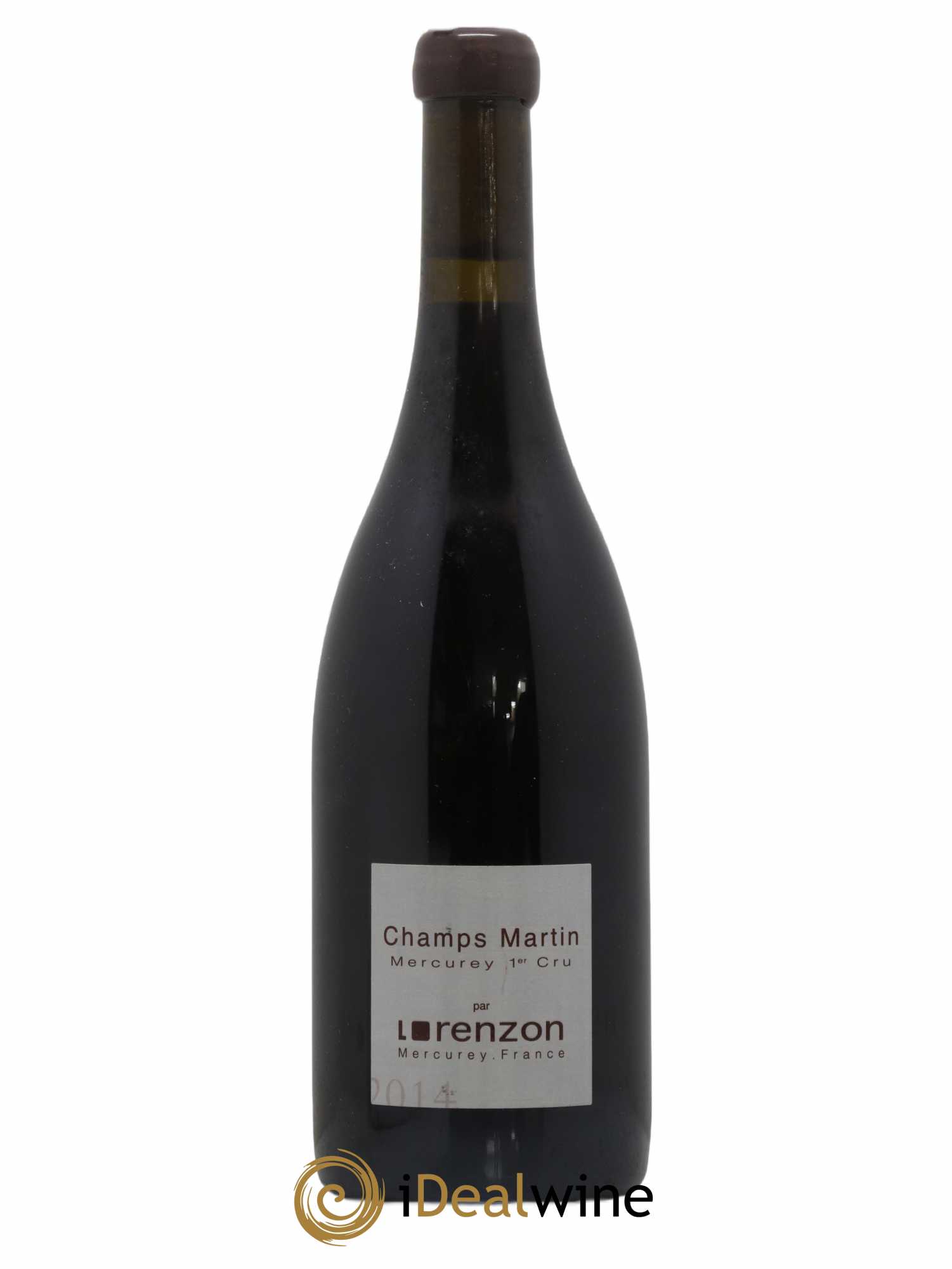 Mercurey 1er Cru Les Champs Martin Bruno Lorenzon 2014 - Lot de 1 bouteille - 0