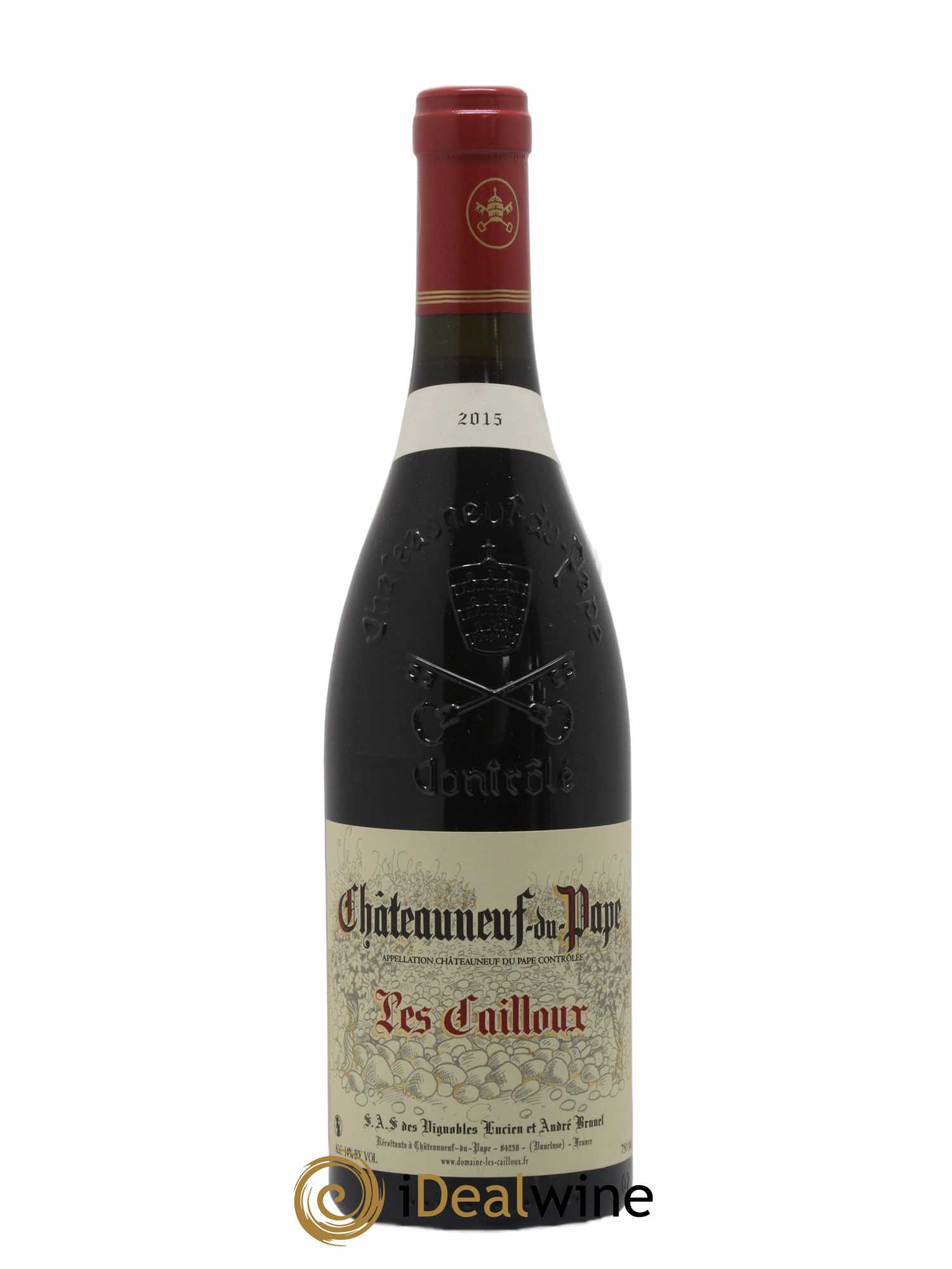 Châteauneuf-du-Pape Les Cailloux André Brunel 2015 - Lot de 1 bouteille - 0