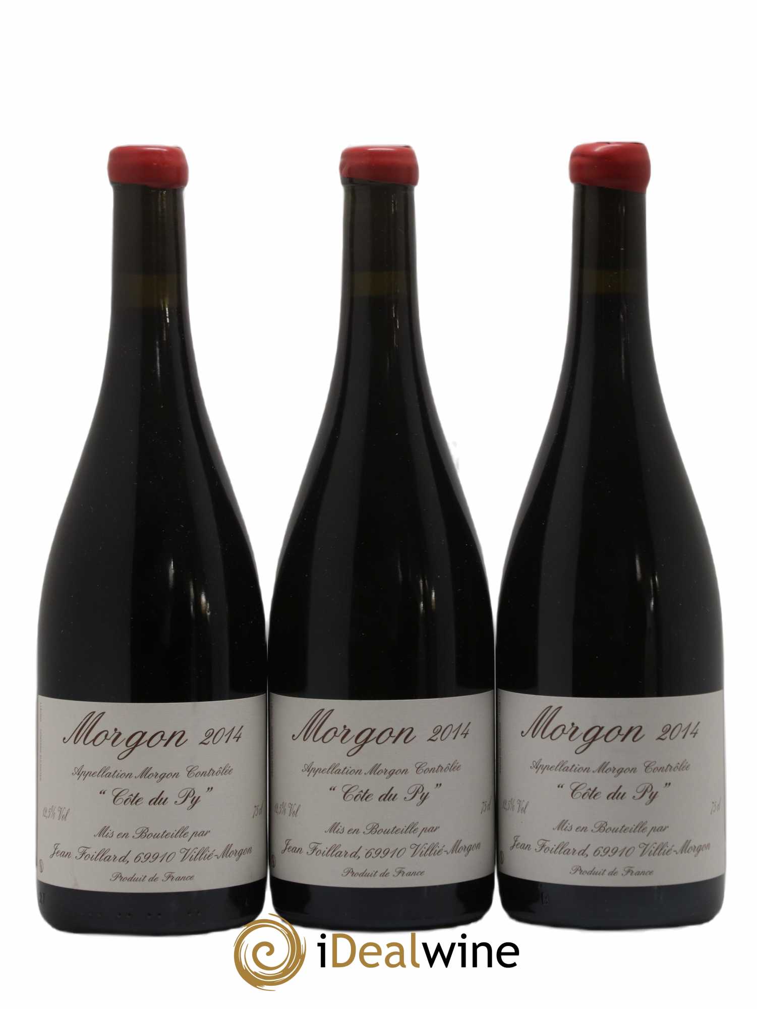 Morgon Côte du Py Jean Foillard 2014 - Lot de 3 bouteilles - 0