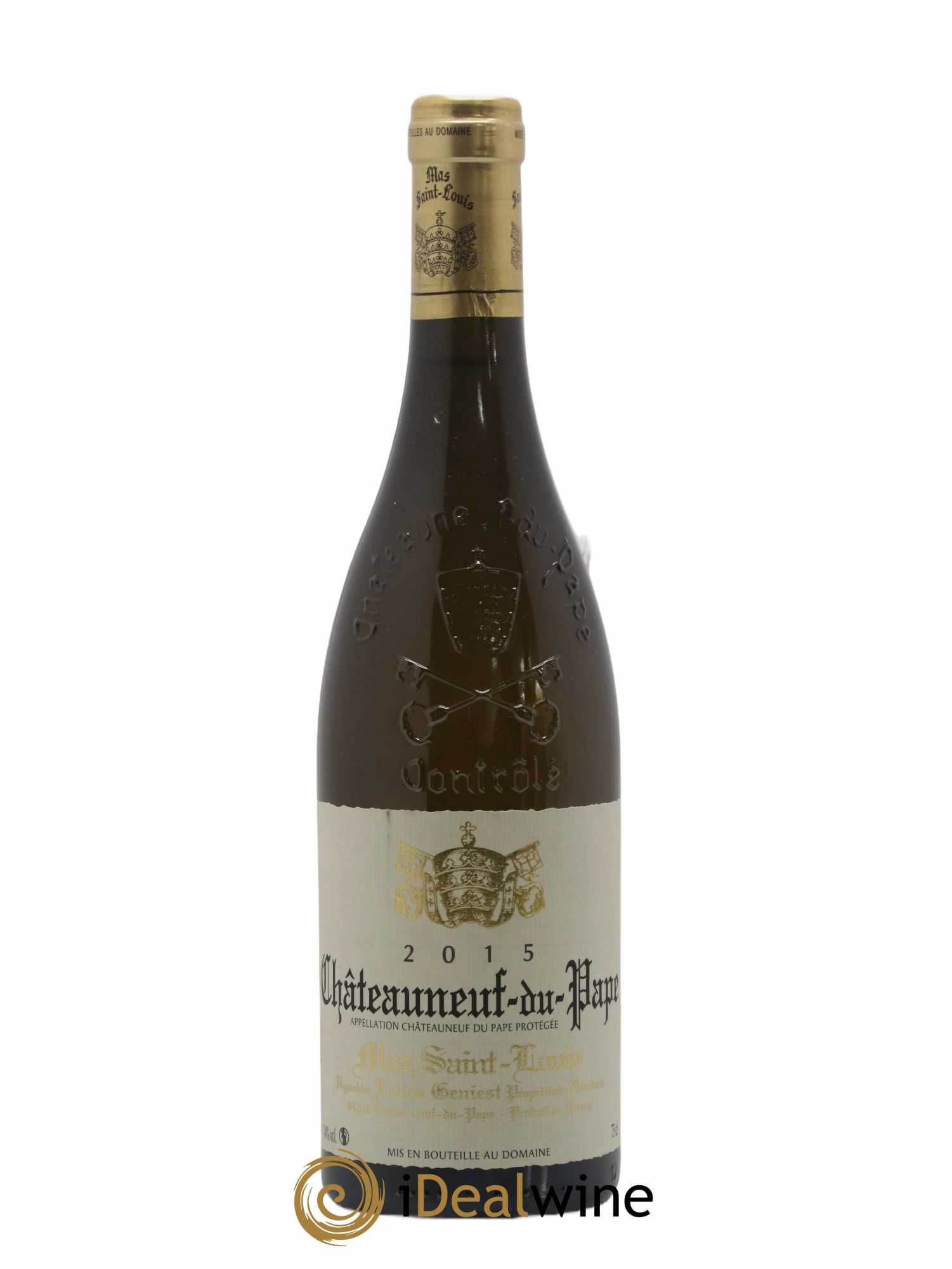 Châteauneuf-du-Pape Mas Saint-Louis 2015 - Lot de 1 bouteille - 0