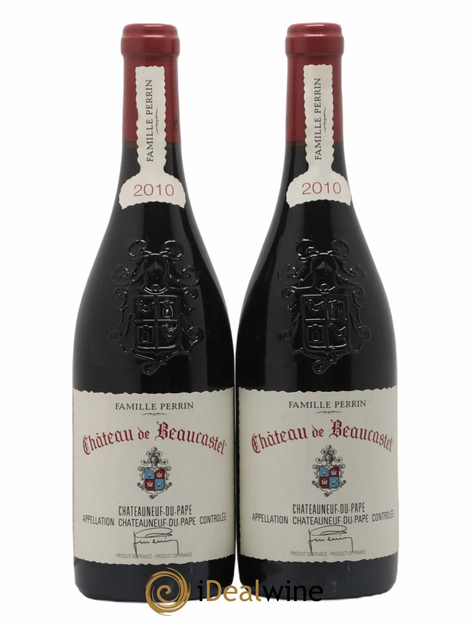 Châteauneuf-du-Pape Château de Beaucastel Famille Perrin 2010 - Lot de 2 bouteilles - 0