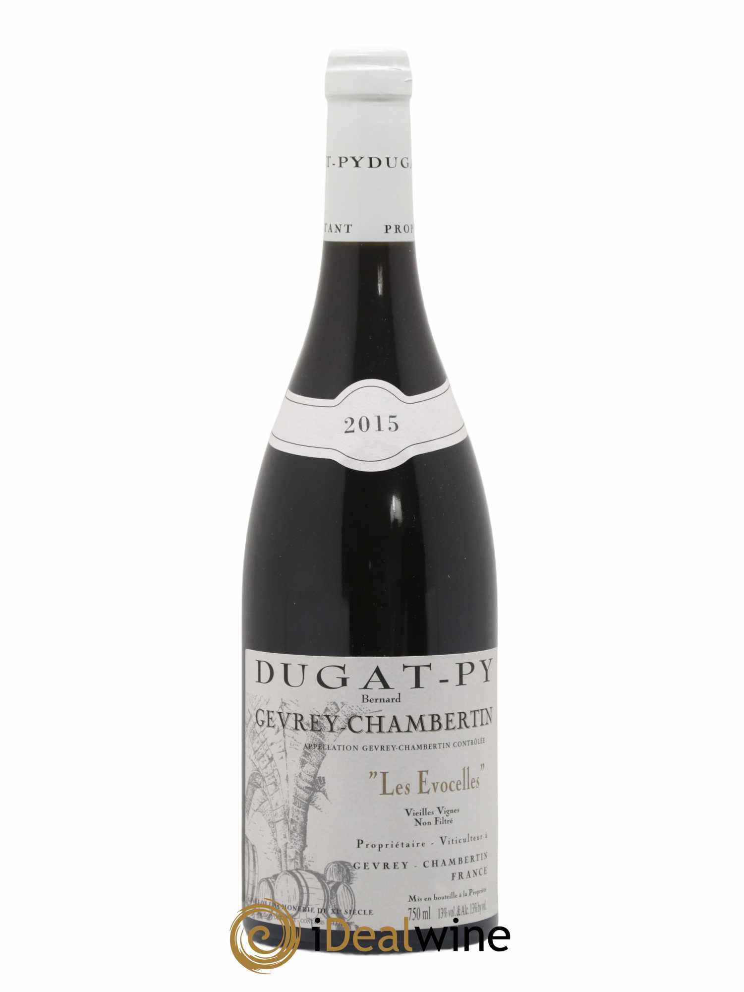 Gevrey-Chambertin Les Evocelles Vieilles Vignes Dugat-Py 2015 - Lot de 1 bouteille - 0