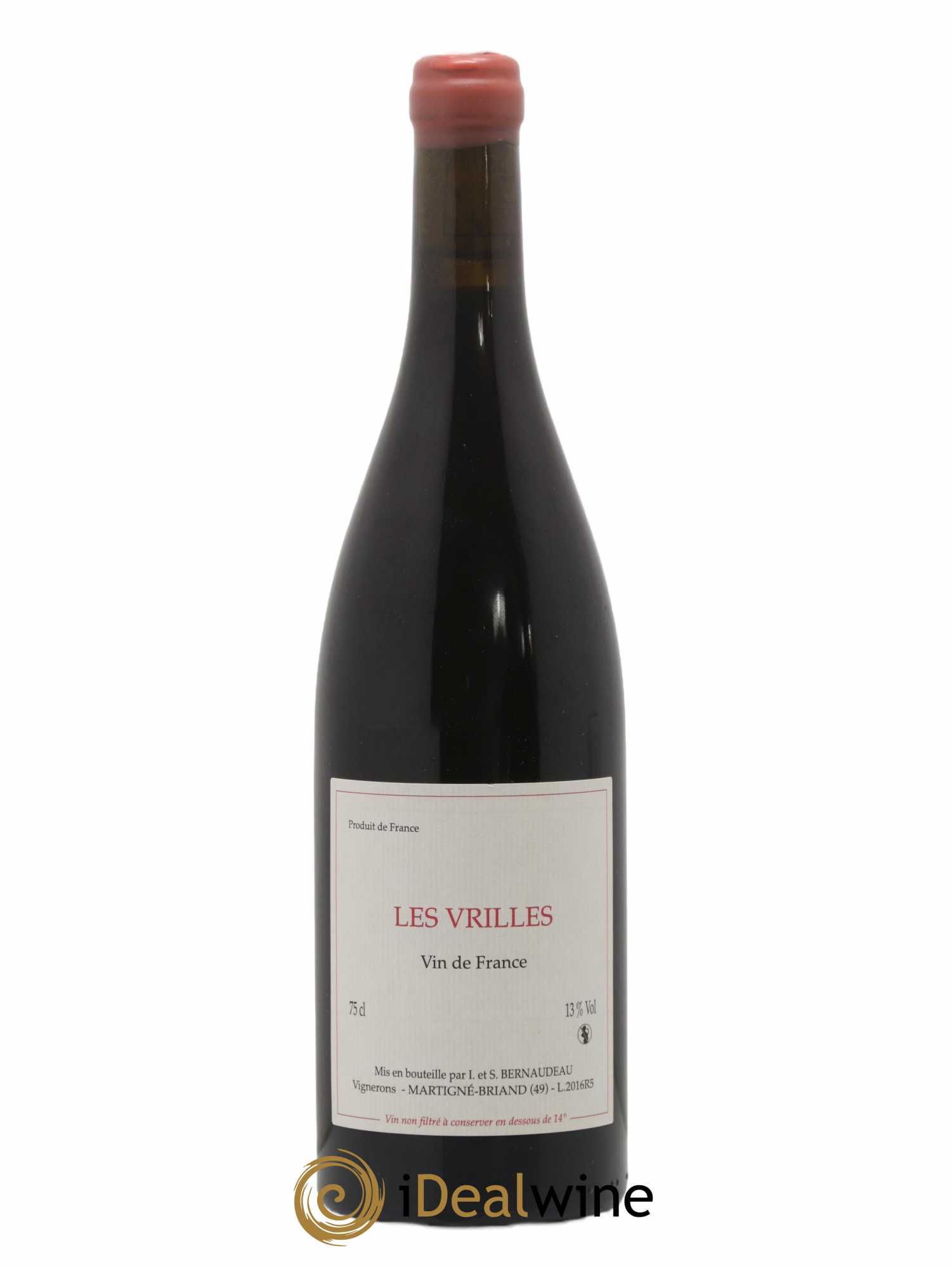 Vin de France Les Vrilles Stéphane Bernaudeau (Domaine) 2016 - Lot de 1 bouteille - 0