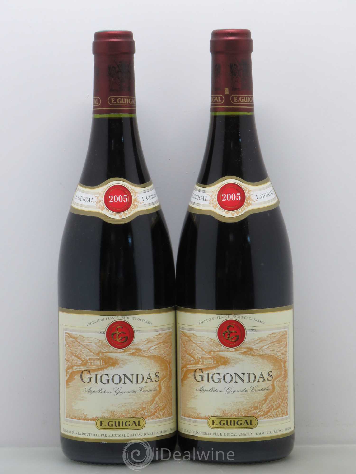 Gigondas Guigal 2005 - Lot de 2 bouteilles - 0