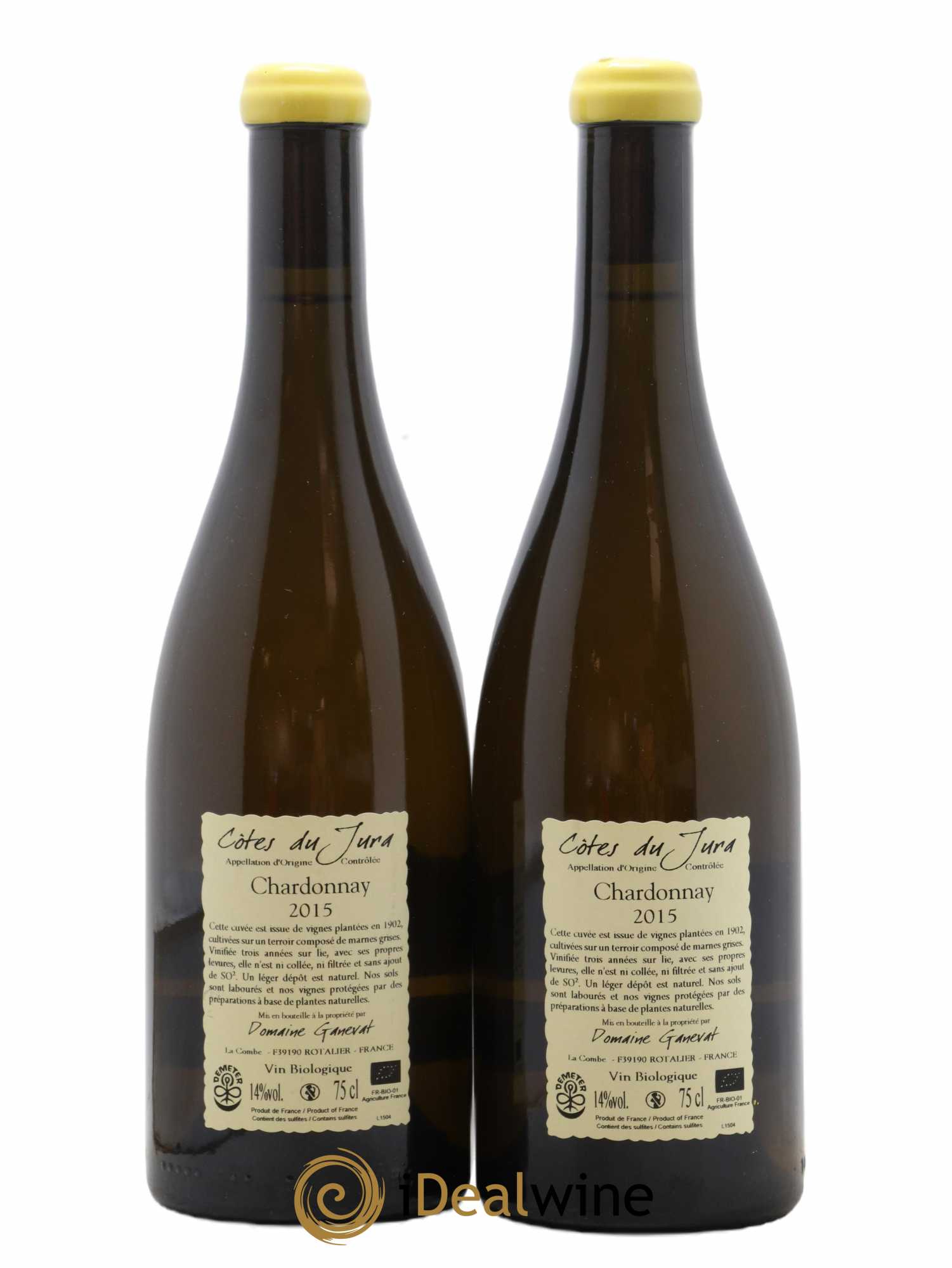 Côtes du Jura Les Chalasses Vieilles Vignes Jean-François Ganevat (Domaine) 2015 - Lot de 2 bouteilles - 1