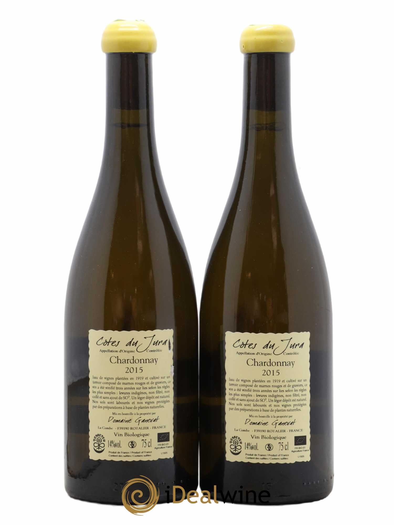Côtes du Jura Les Grands Teppes Vieilles Vignes Jean-François Ganevat (Domaine) 2015 - Lot de 2 bouteilles - 1