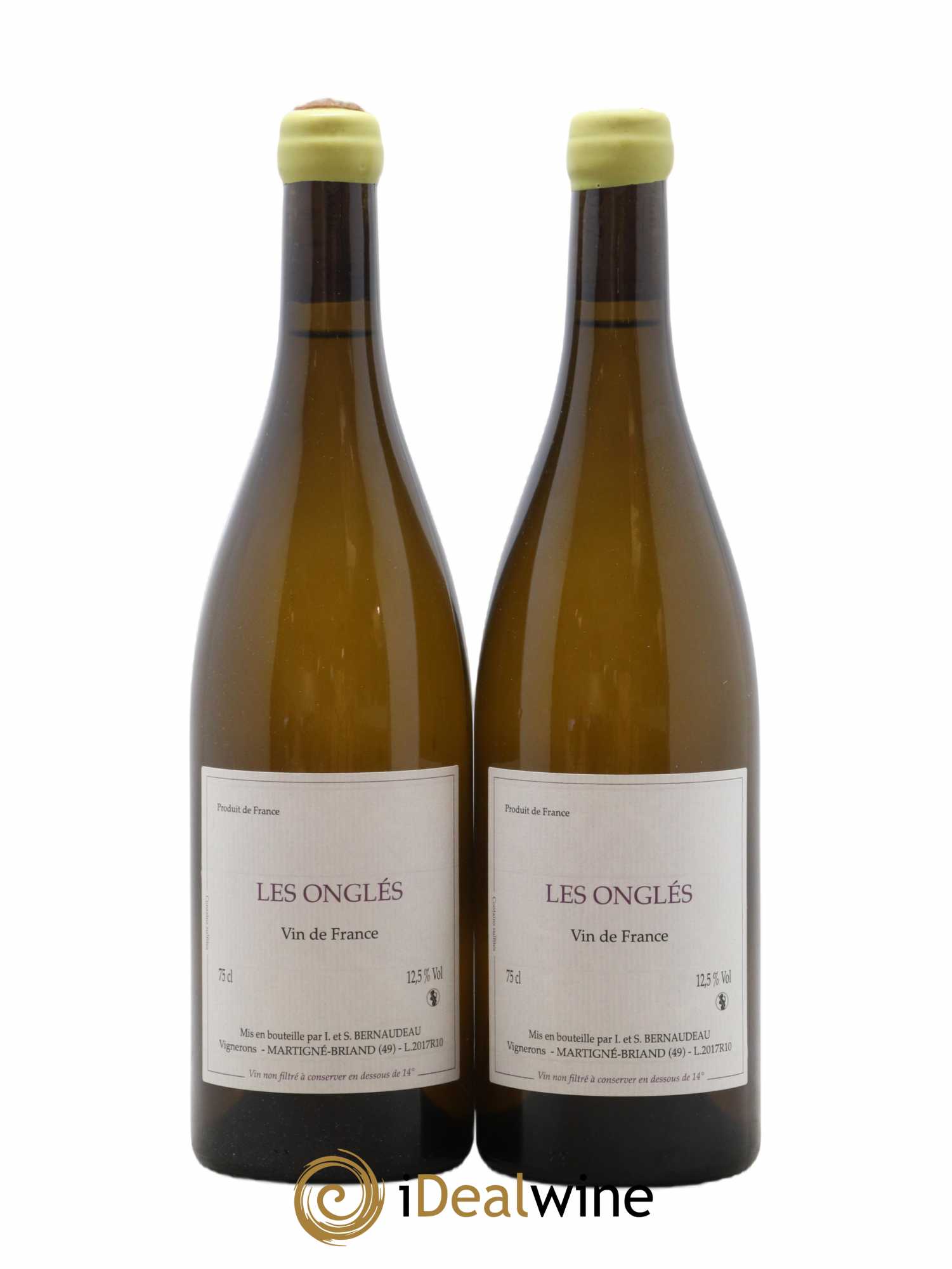 Vin de France Les Onglés Stéphane Bernaudeau 2017 - Lot de 2 bouteilles - 0