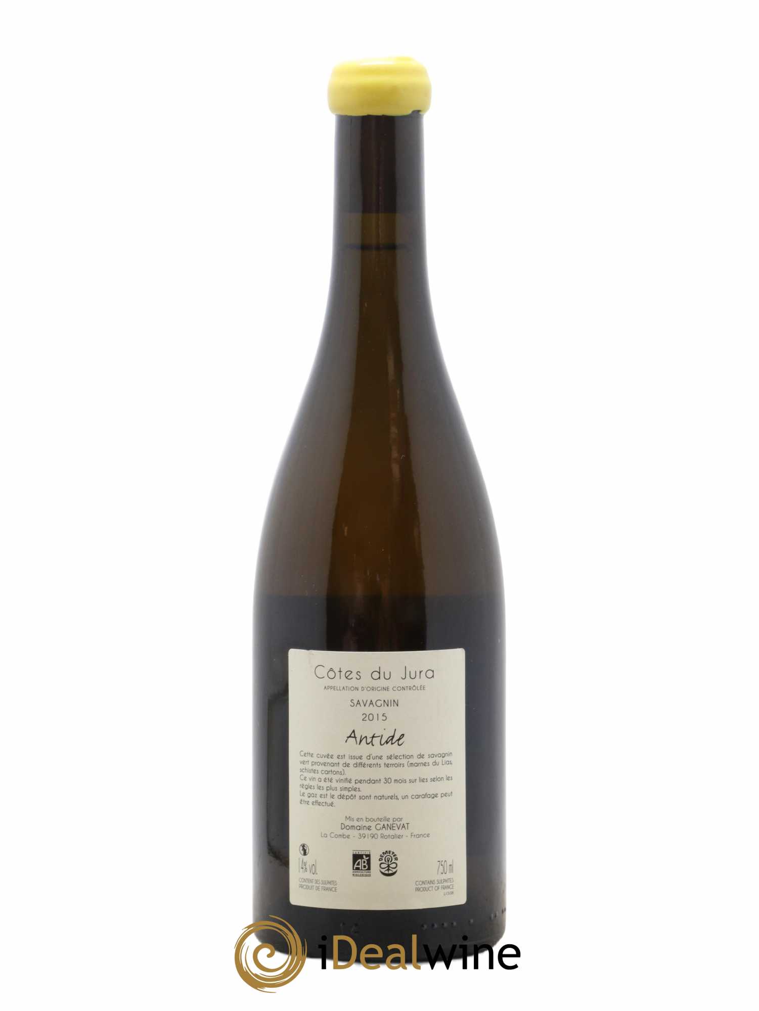 Côtes du Jura Savagnin Antide Jean-François Ganevat (Domaine) 2015 - Lot de 1 bouteille - 1