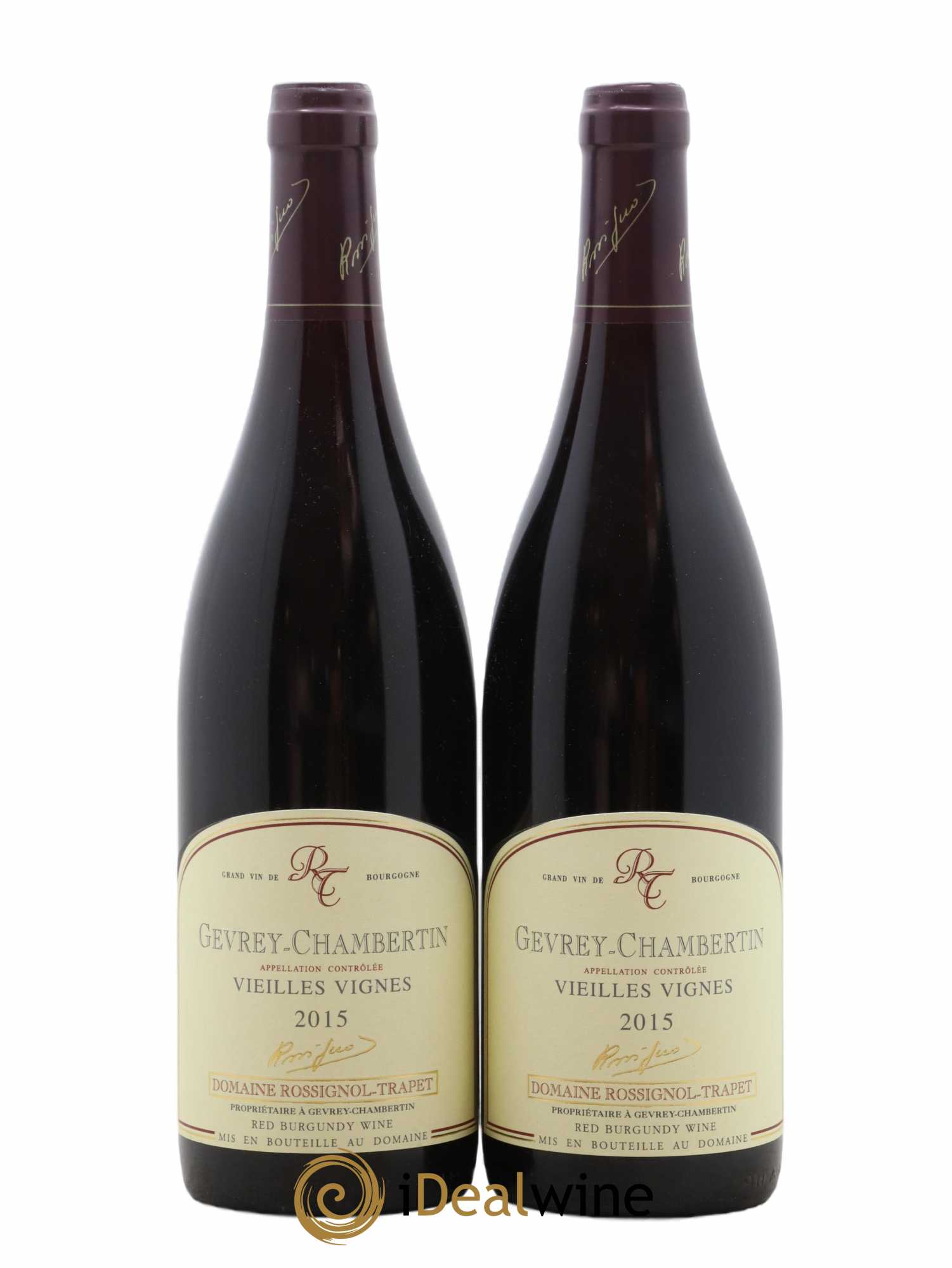 Gevrey-Chambertin Vieilles vignes Rossignol-Trapet (Domaine) 2015 - Lot de 2 bouteilles - 0