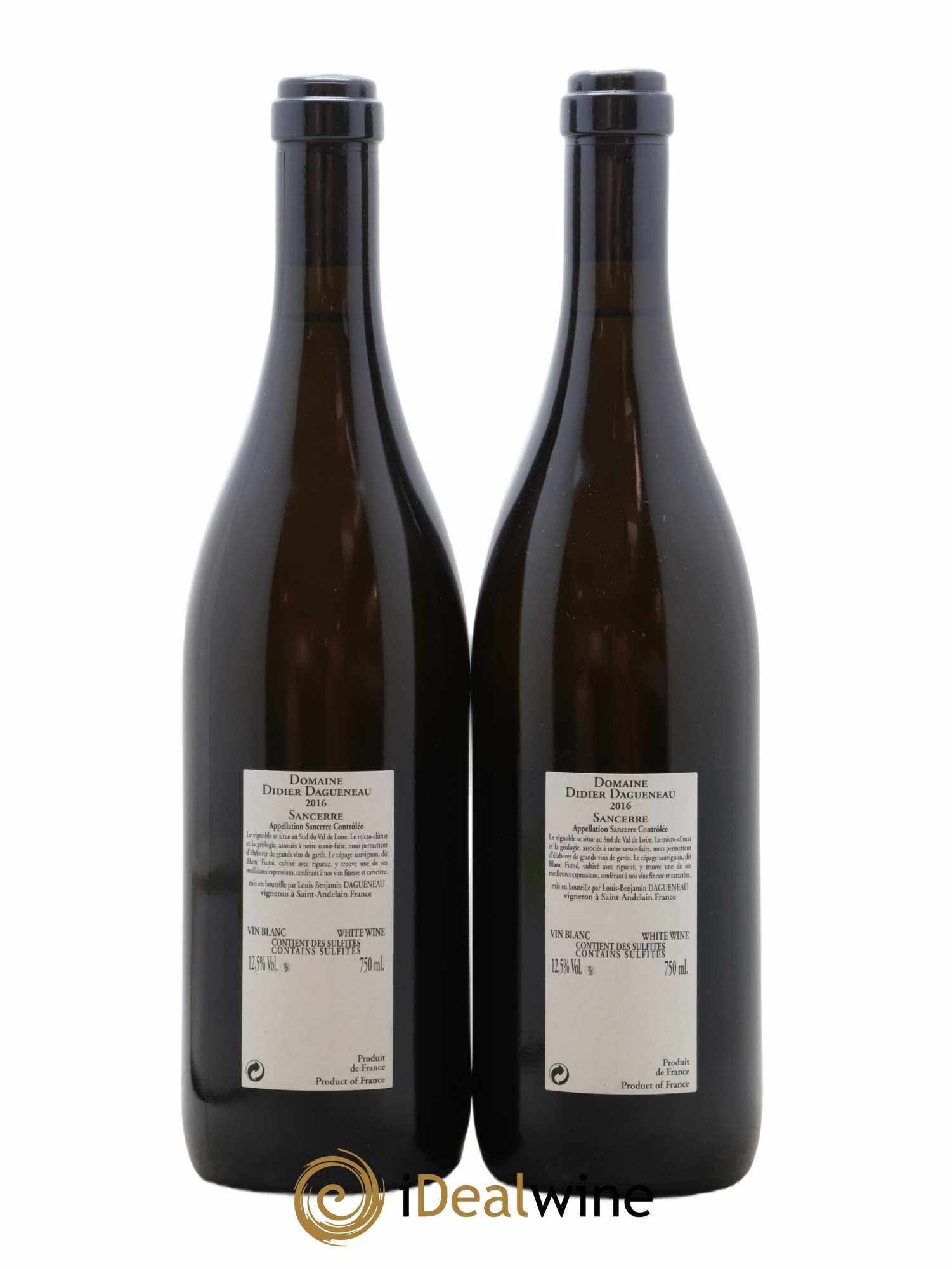 Sancerre En Chailloux Dagueneau 2016 - Lot de 2 bouteilles - 1