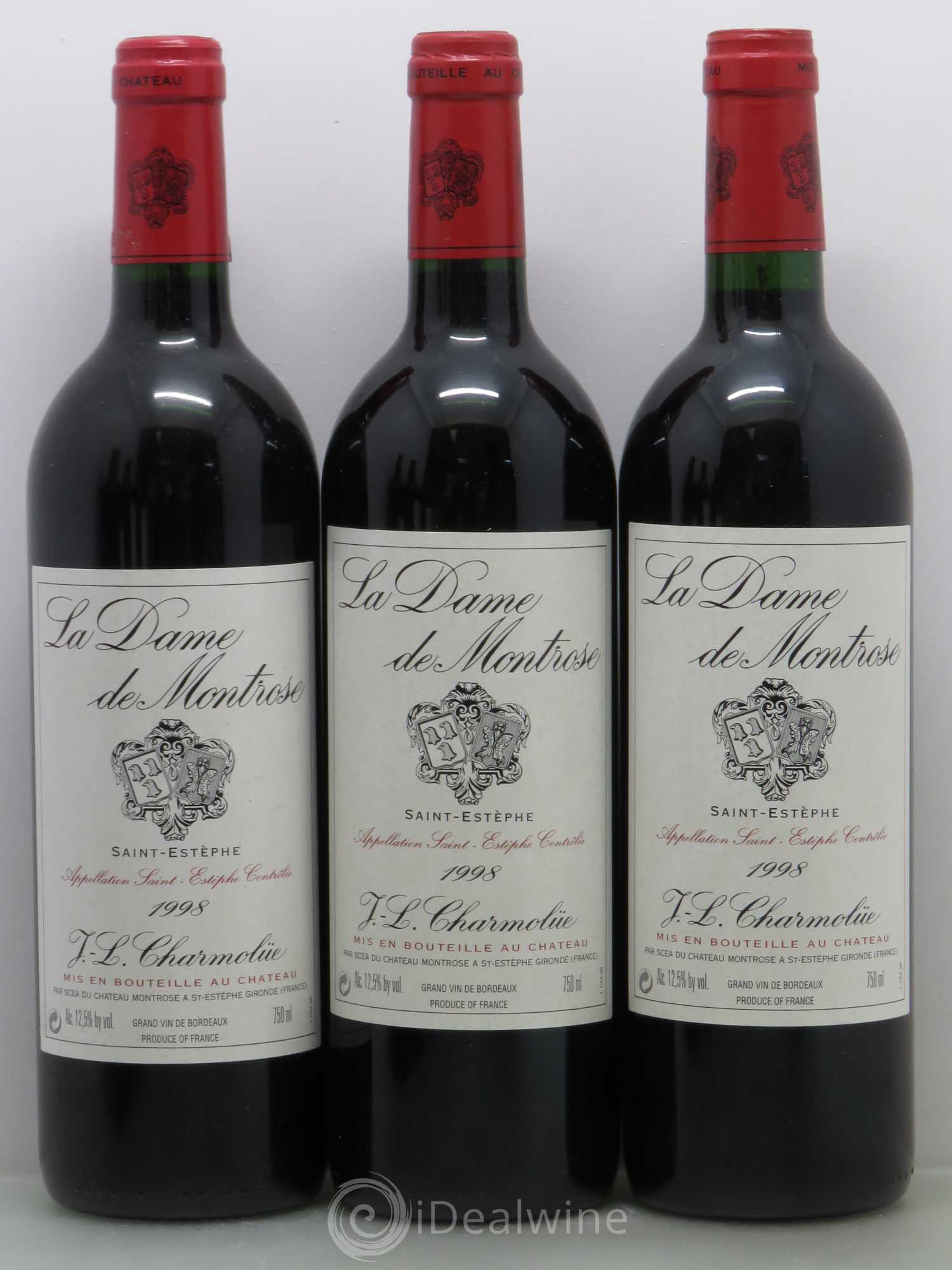 La Dame de Montrose Second Vin 1998 - Lot de 6 bouteilles - 1