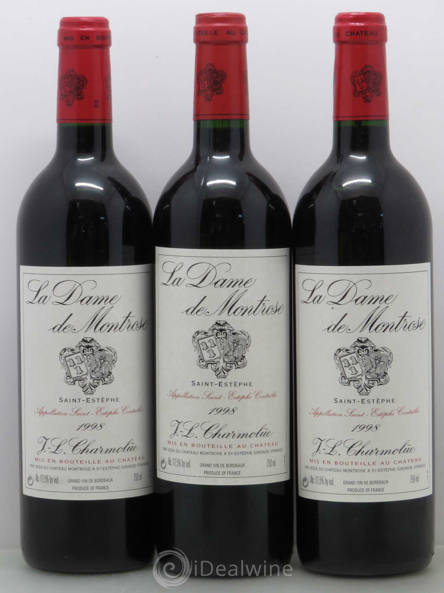 La Dame de Montrose Second Vin 1998 - Lot de 6 bouteilles - 2