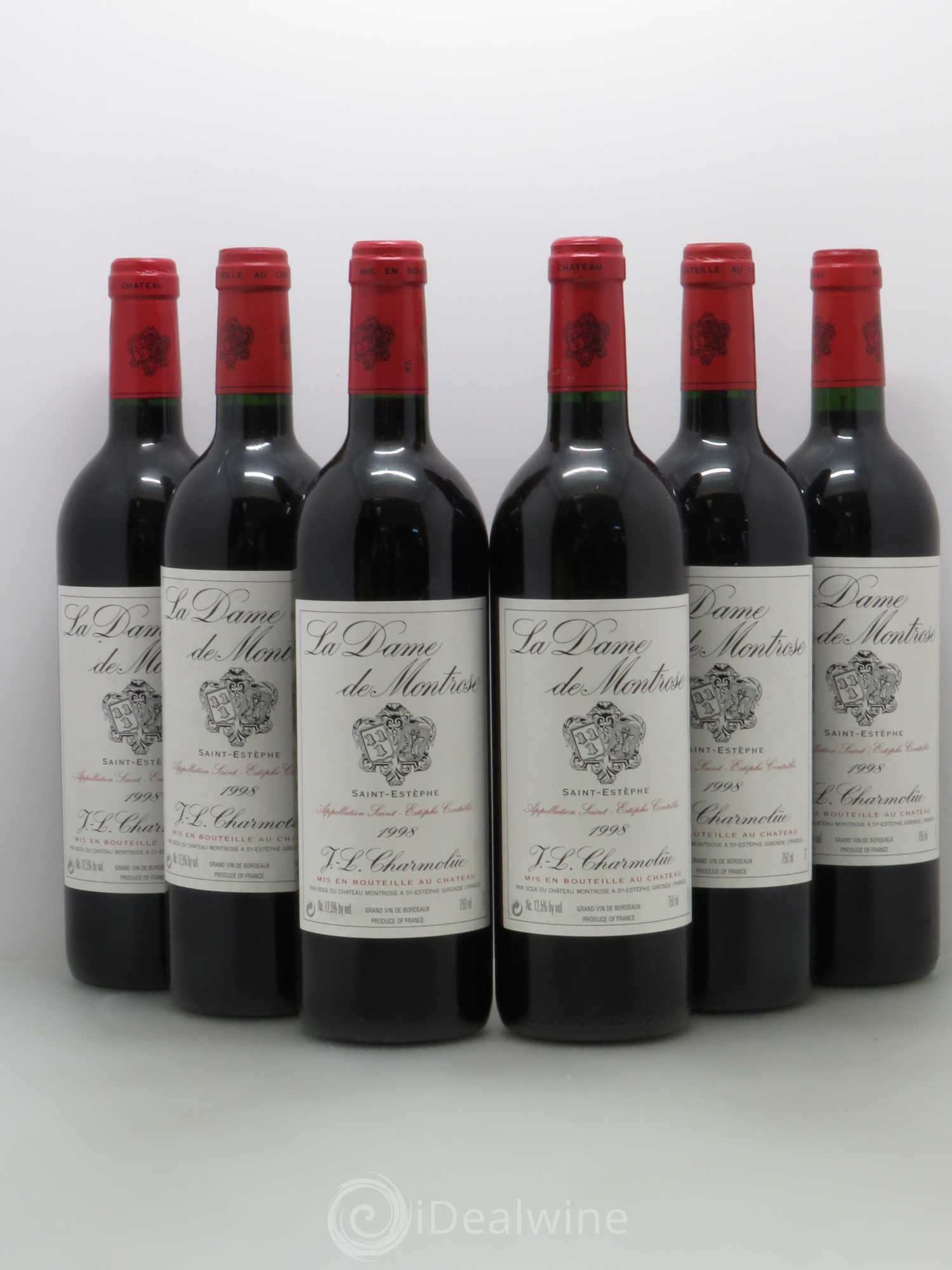 La Dame de Montrose Second Vin 1998 - Lot de 6 bouteilles - 0